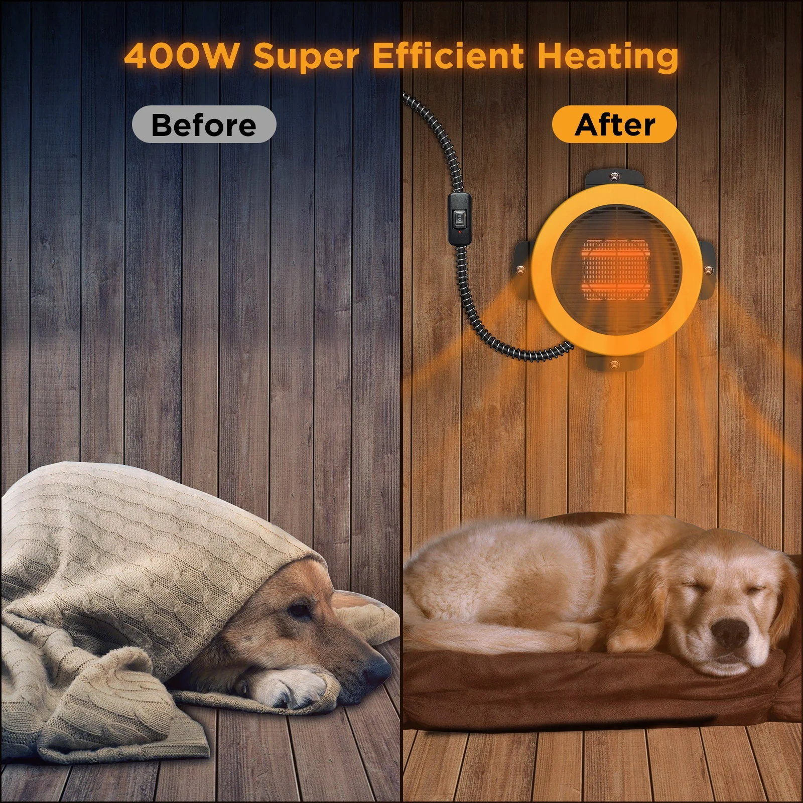 (Open Box) Neighborhood DH400A Dog House Heater - Image 2