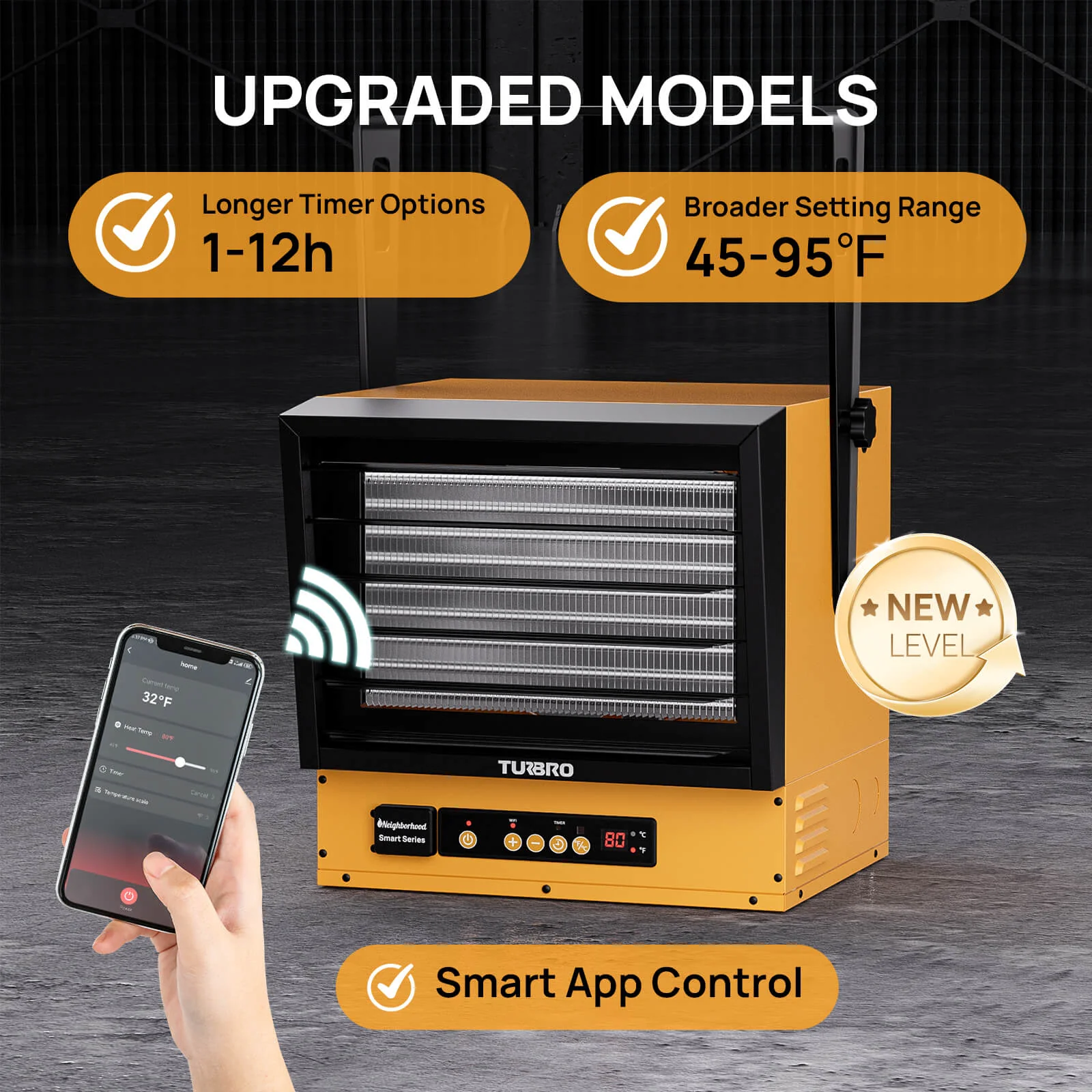 (Open Box) Neighborhood GH10K & GH15K Smart Garage Heater - WiFi Enable - Image 5