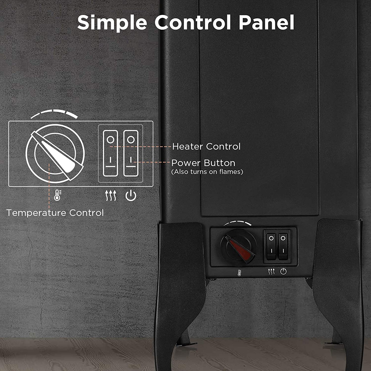 (Open Box) Suburbs TS17 Electric Fireplace Stove - Image 6