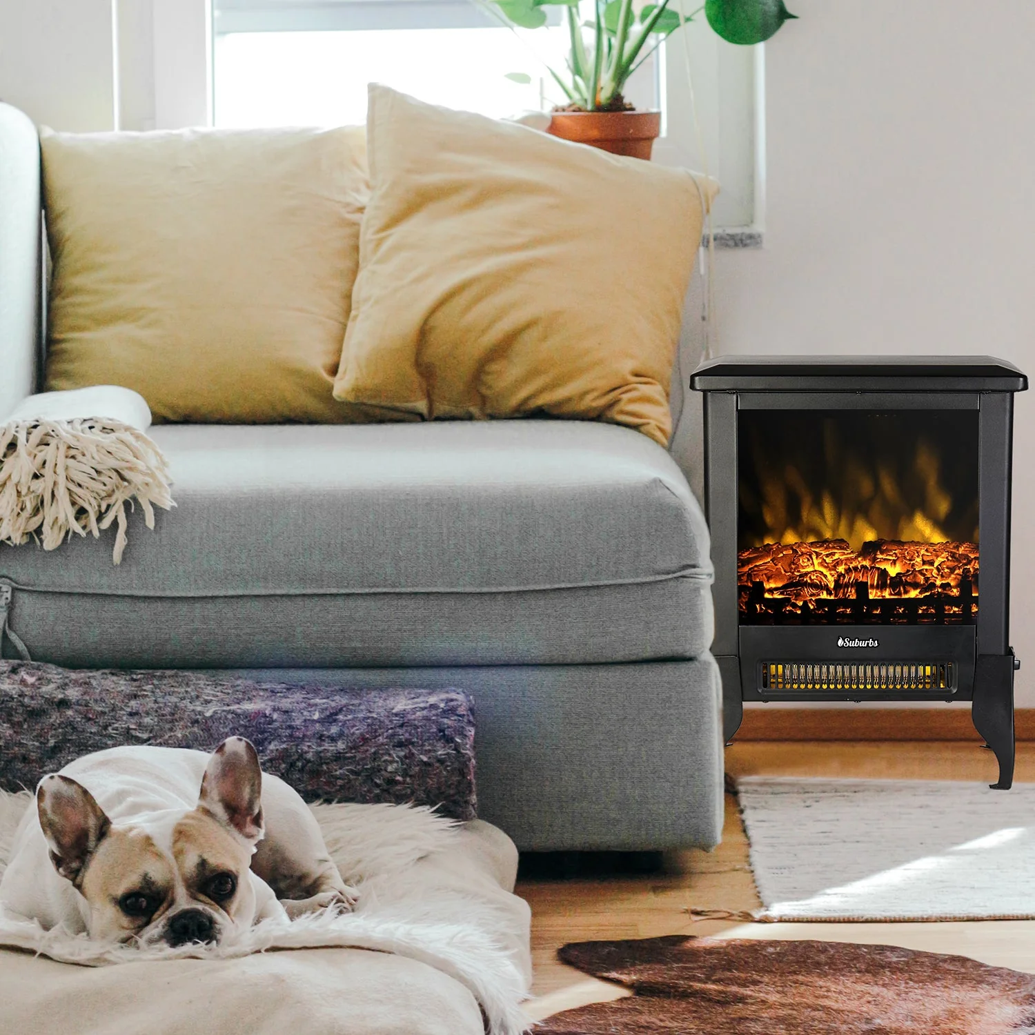 (Open Box) Suburbs TS17 Electric Fireplace Stove - Image 8