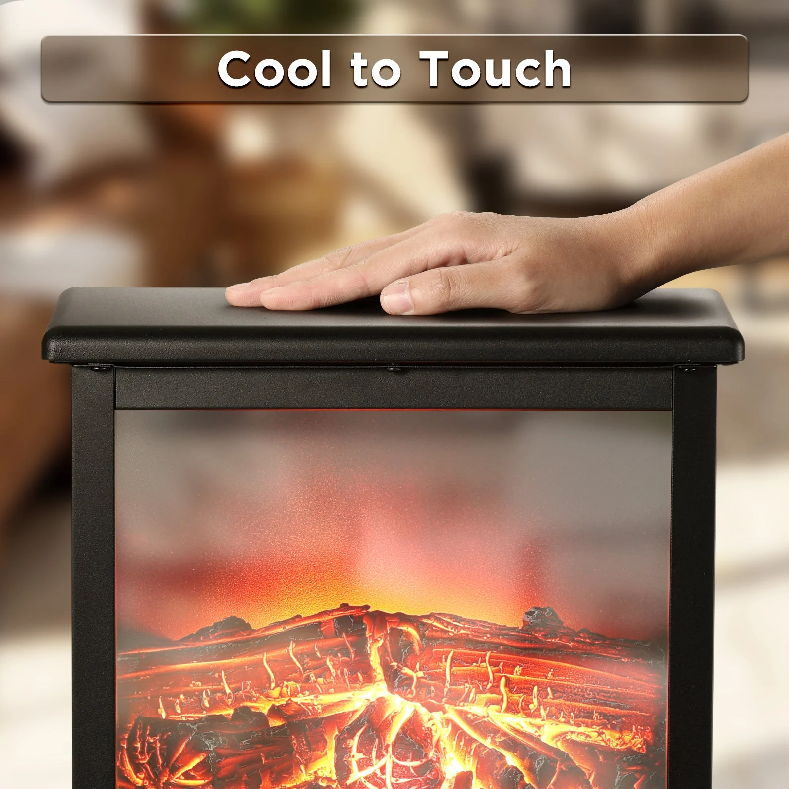 (Open Box) Suburbs TS17Q Electric Fireplace Stove Heater - Image 6