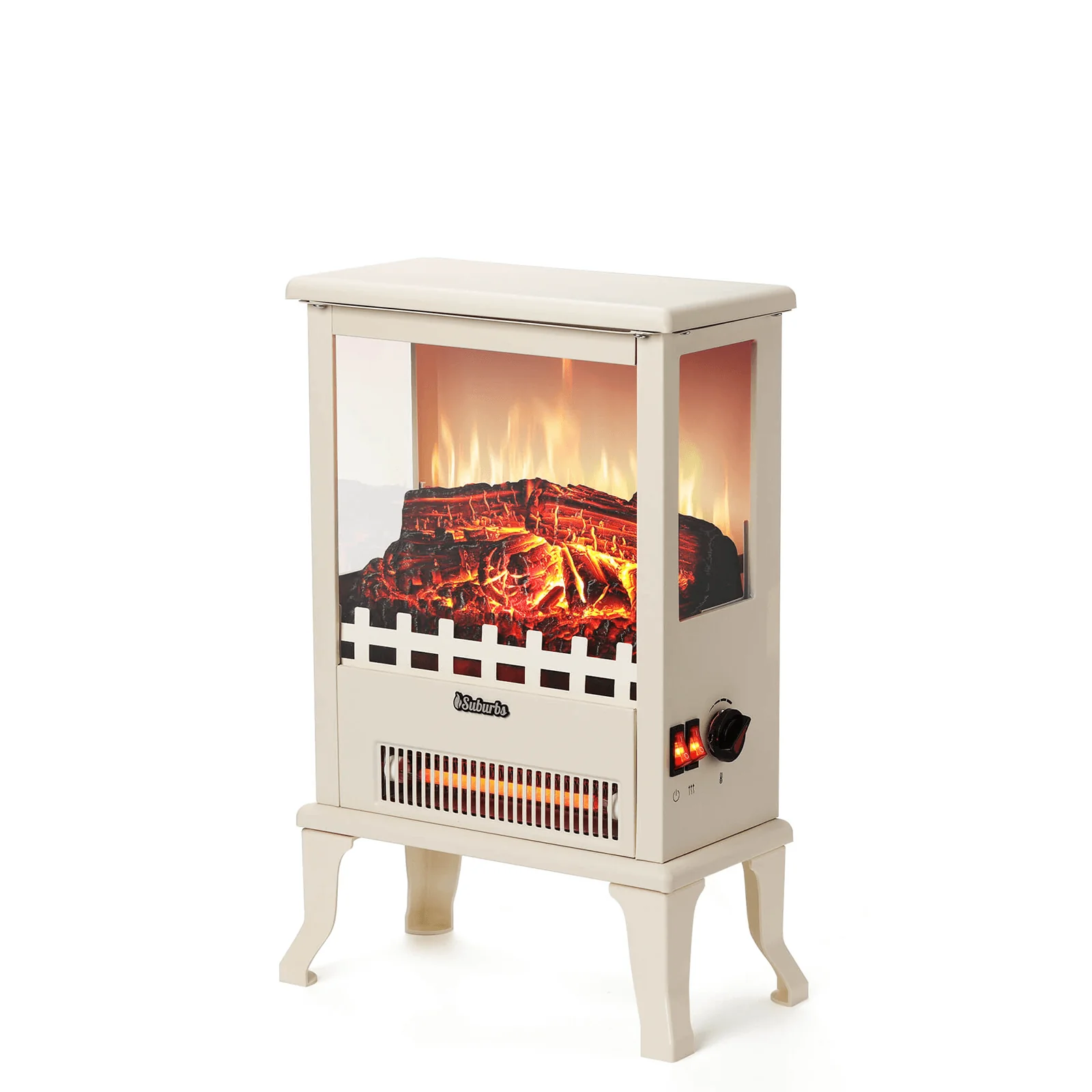 (Open Box) Suburbs TS17Q Electric Fireplace Stove Heater - Image 8
