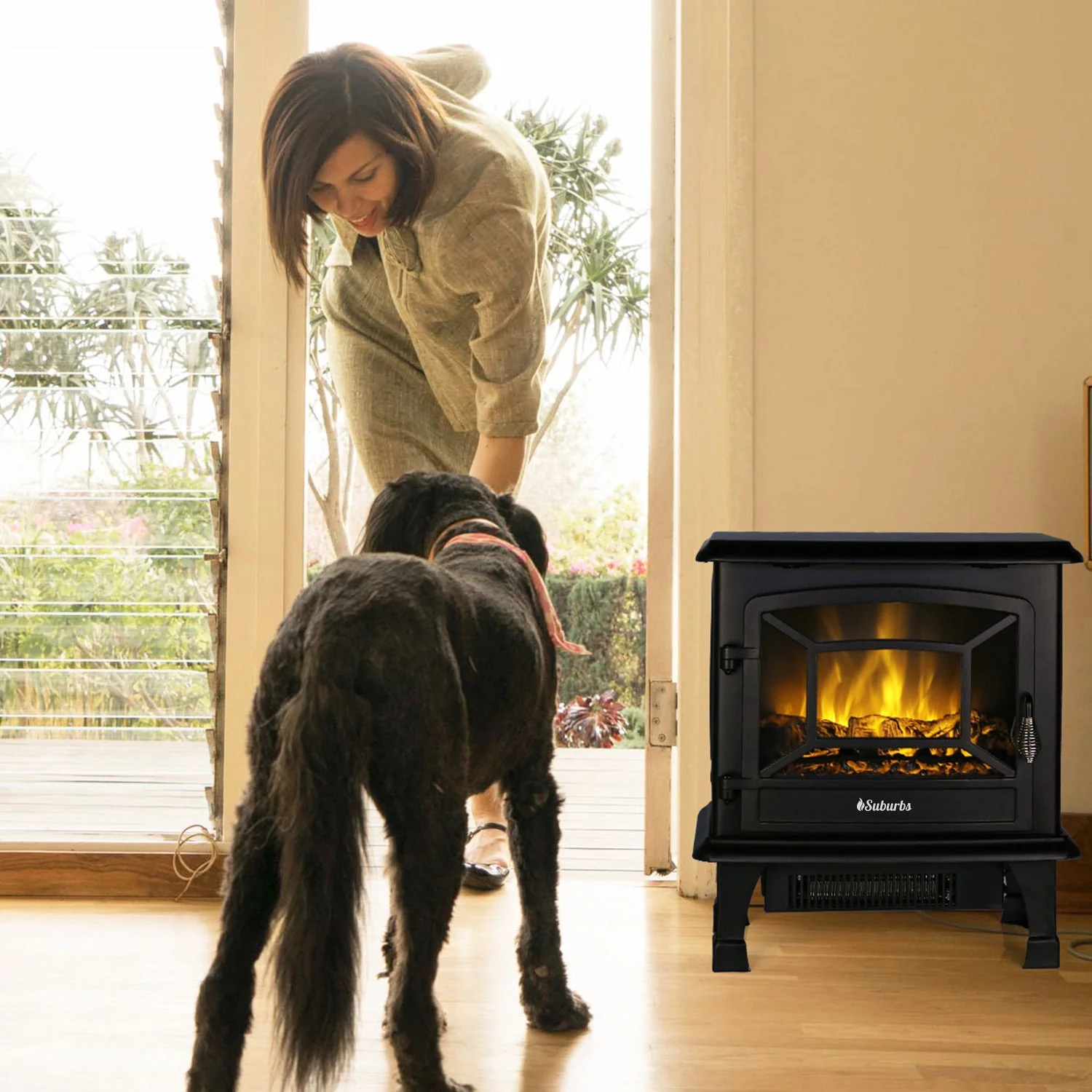 (Open Box) Suburbs TS20 Electric Fireplace Stove - Image 7
