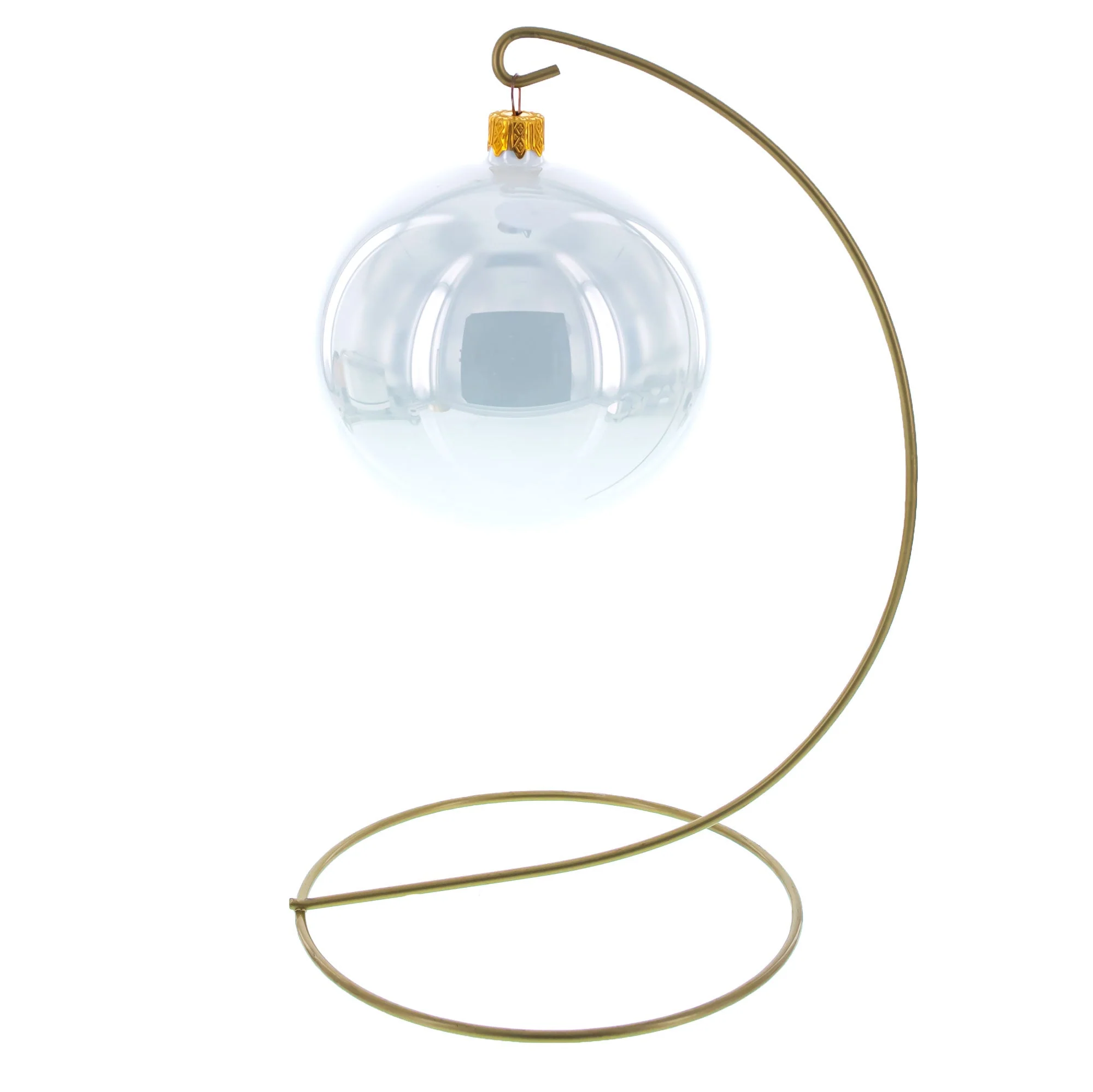 Open Frame Gold Metal Ornament Display Stand 9.2 Inches (Poland) - Image 2