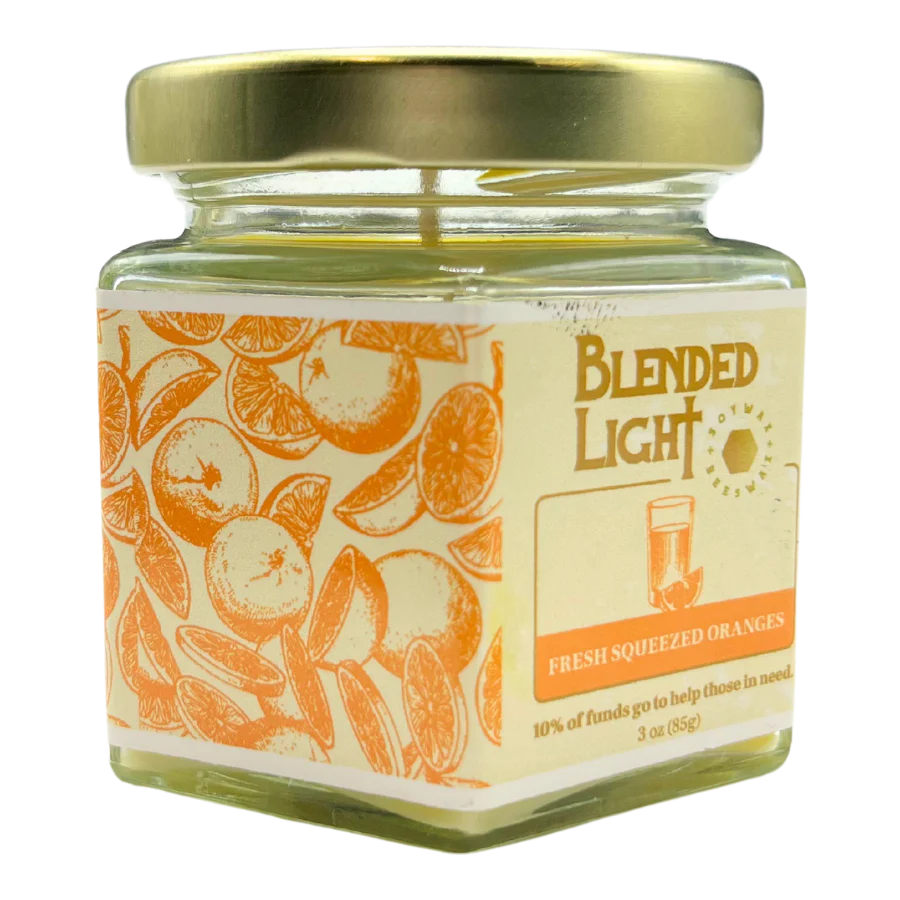 Orange Scented Candle | Multiple Sizes | Blended Light - Image 2