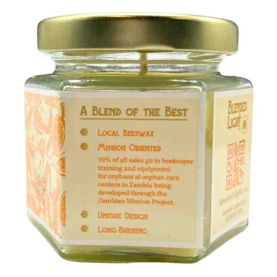 Orange Scented Candle | Multiple Sizes | Blended Light - Image 3