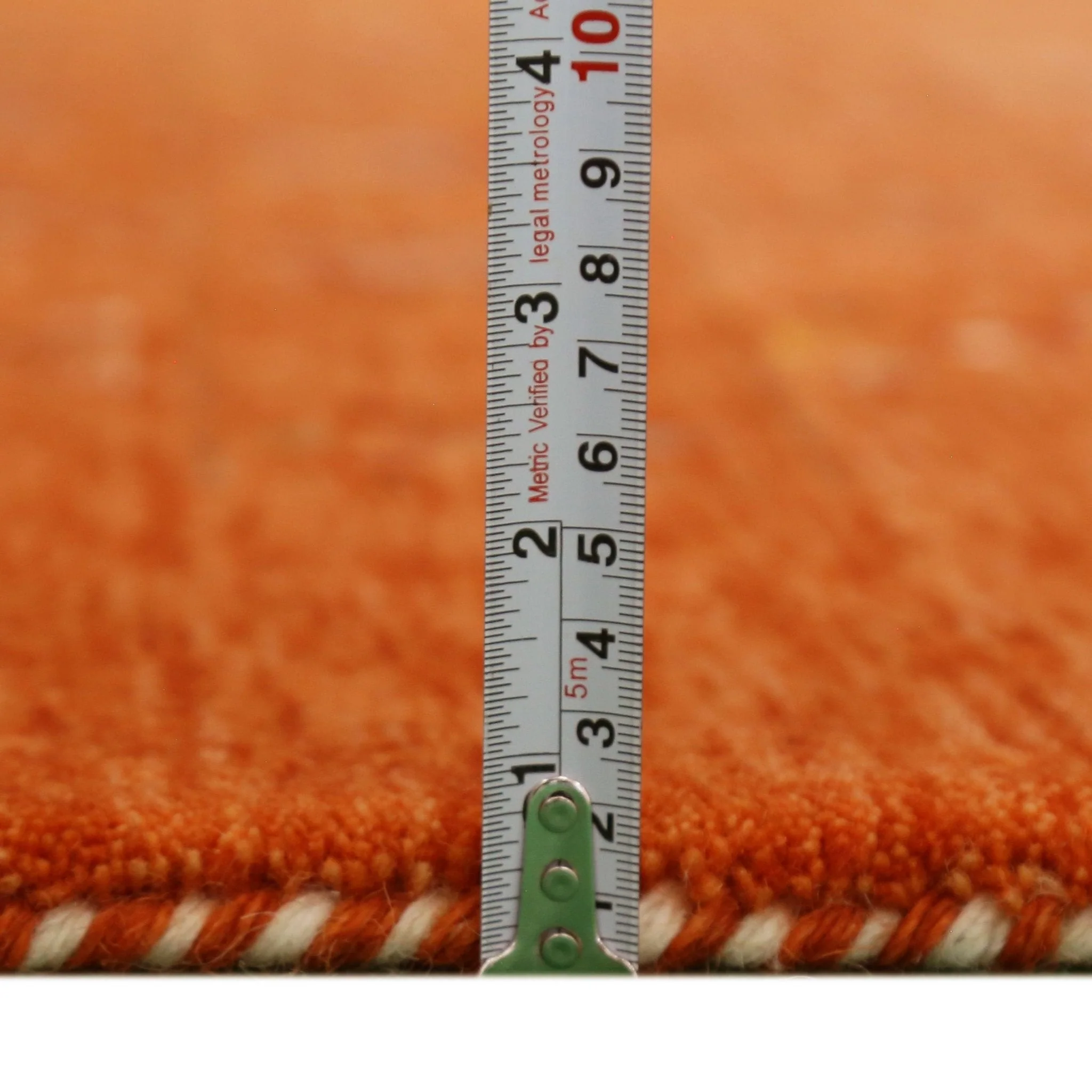 Orange Tribal Center Medallion Hand Loomed Wool Area Rug - Image 8