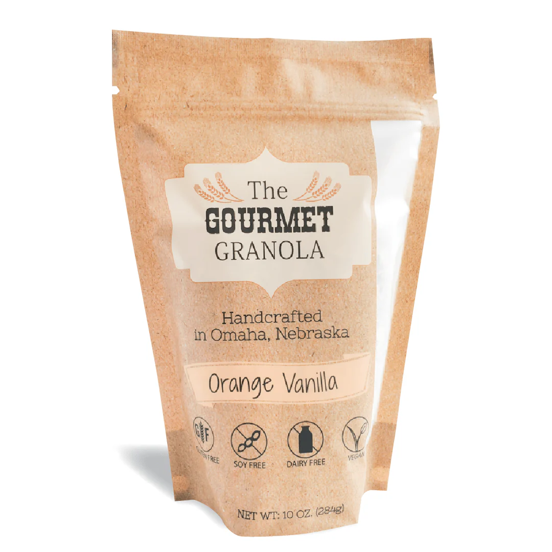 Orange Vanilla Granola | 10 oz | Pack of 2 | Gluten, Dairy, & Soy Free | The Gourmet Granola - Image 2