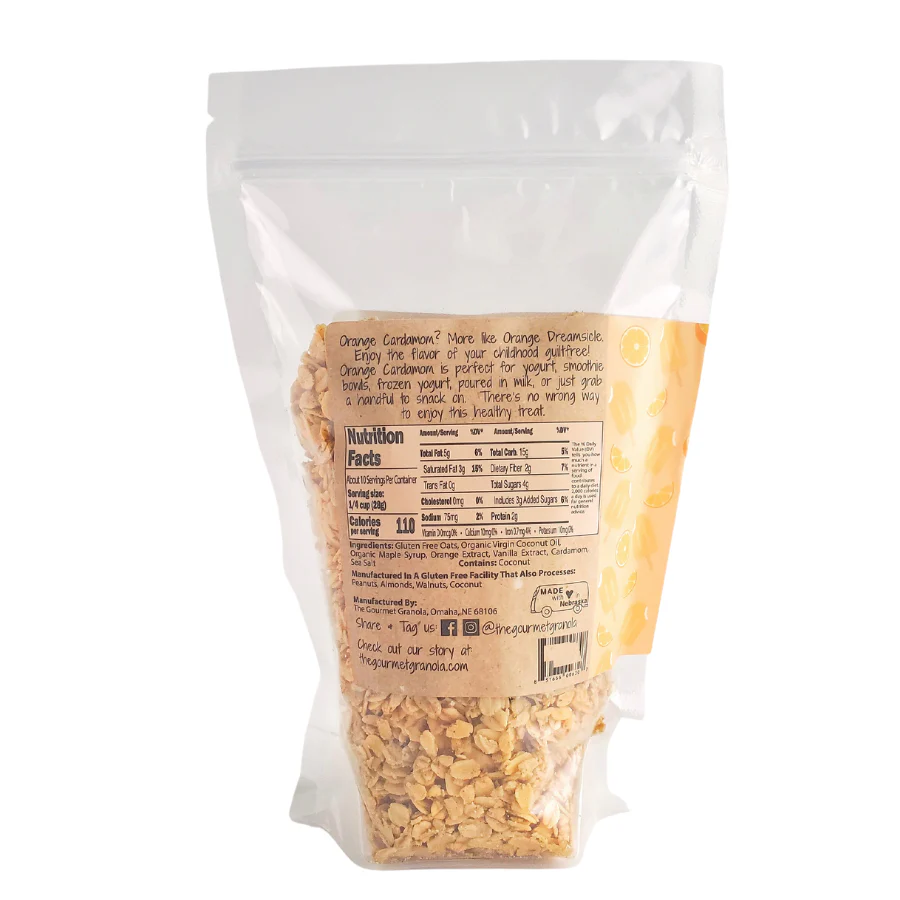 Orange Vanilla Granola | 10 oz | Pack of 2 | Gluten, Dairy, & Soy Free | The Gourmet Granola - Image 4