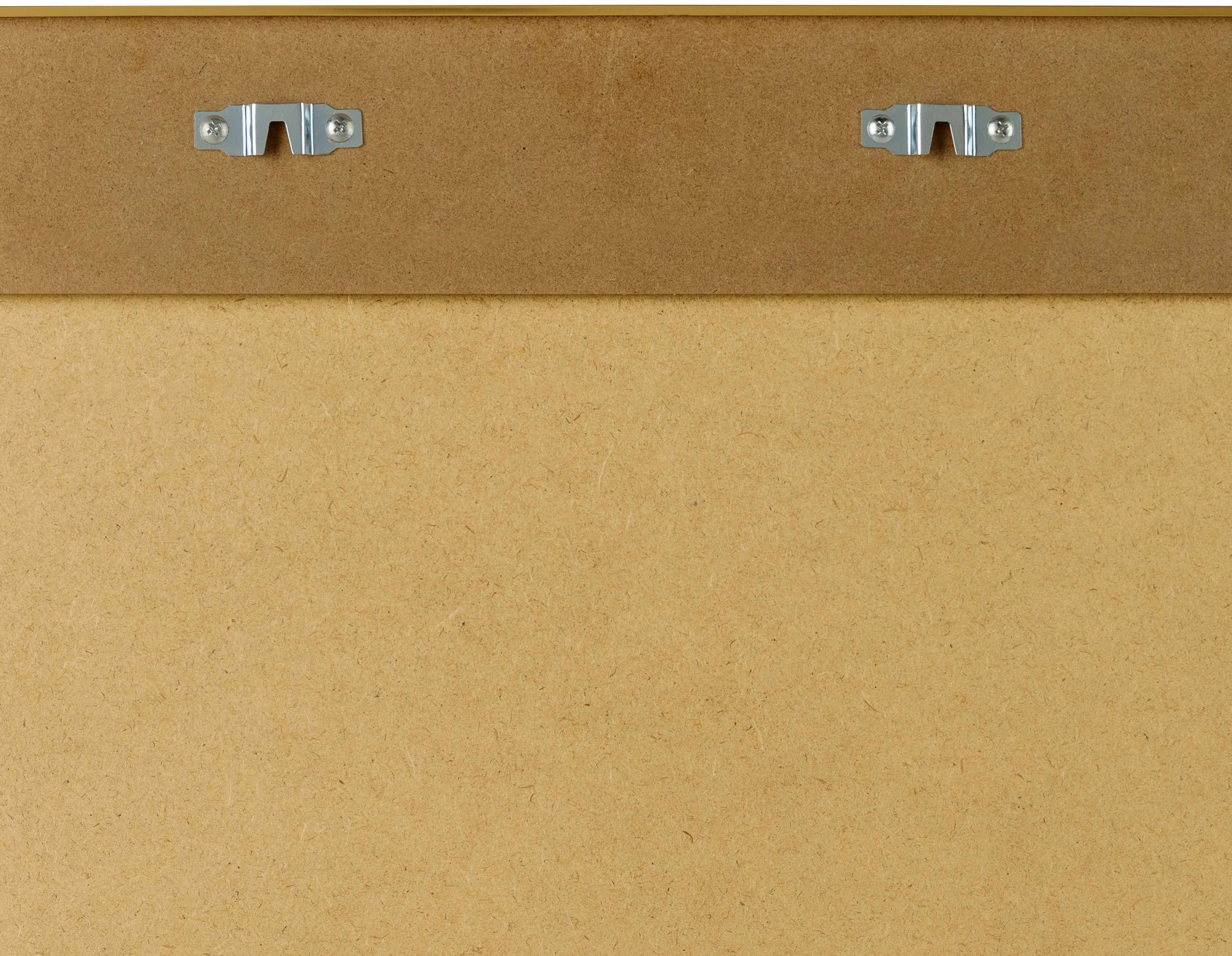 Orbassano Gold Frame Round Mirror - Image 6