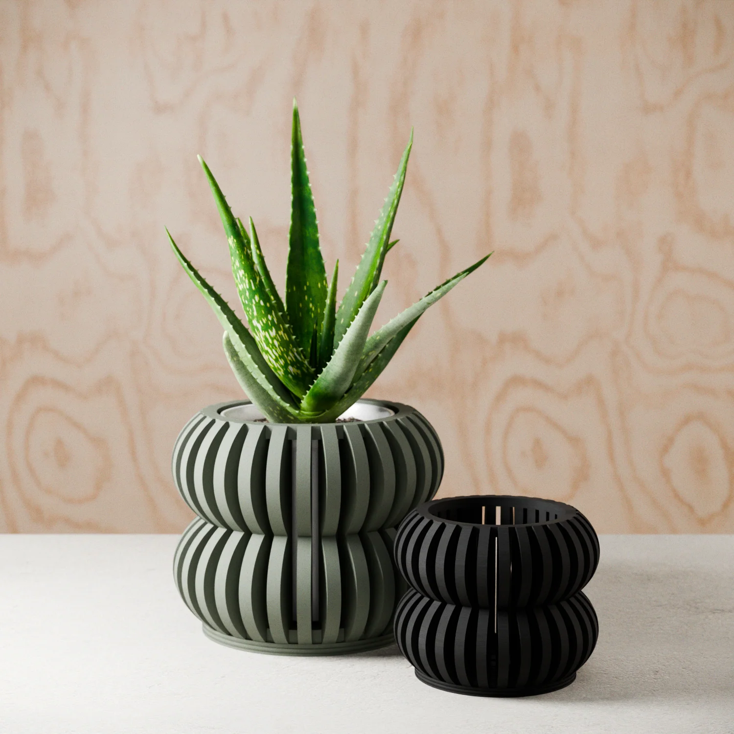 Orchid Planter DOUBLE BUBBLES - Image 2
