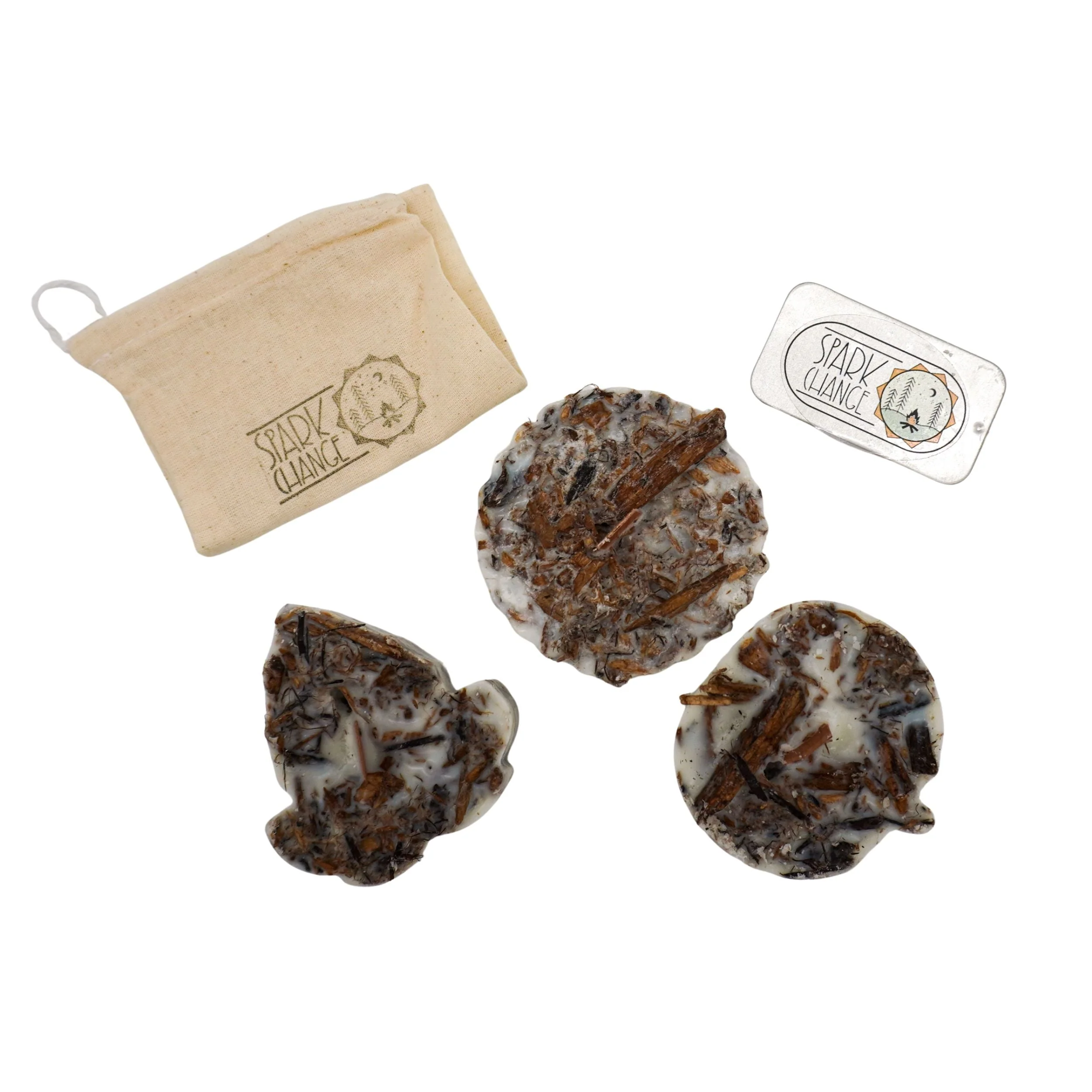 Organic Artisan Fire Starter Kit | Pack of 3 | Spark Change - Image 3