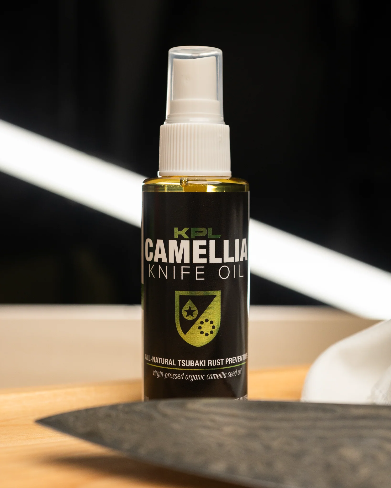 Organic Camellia Kitchen Knife Oil - Carbon Steel and Cast Iron - Image 6