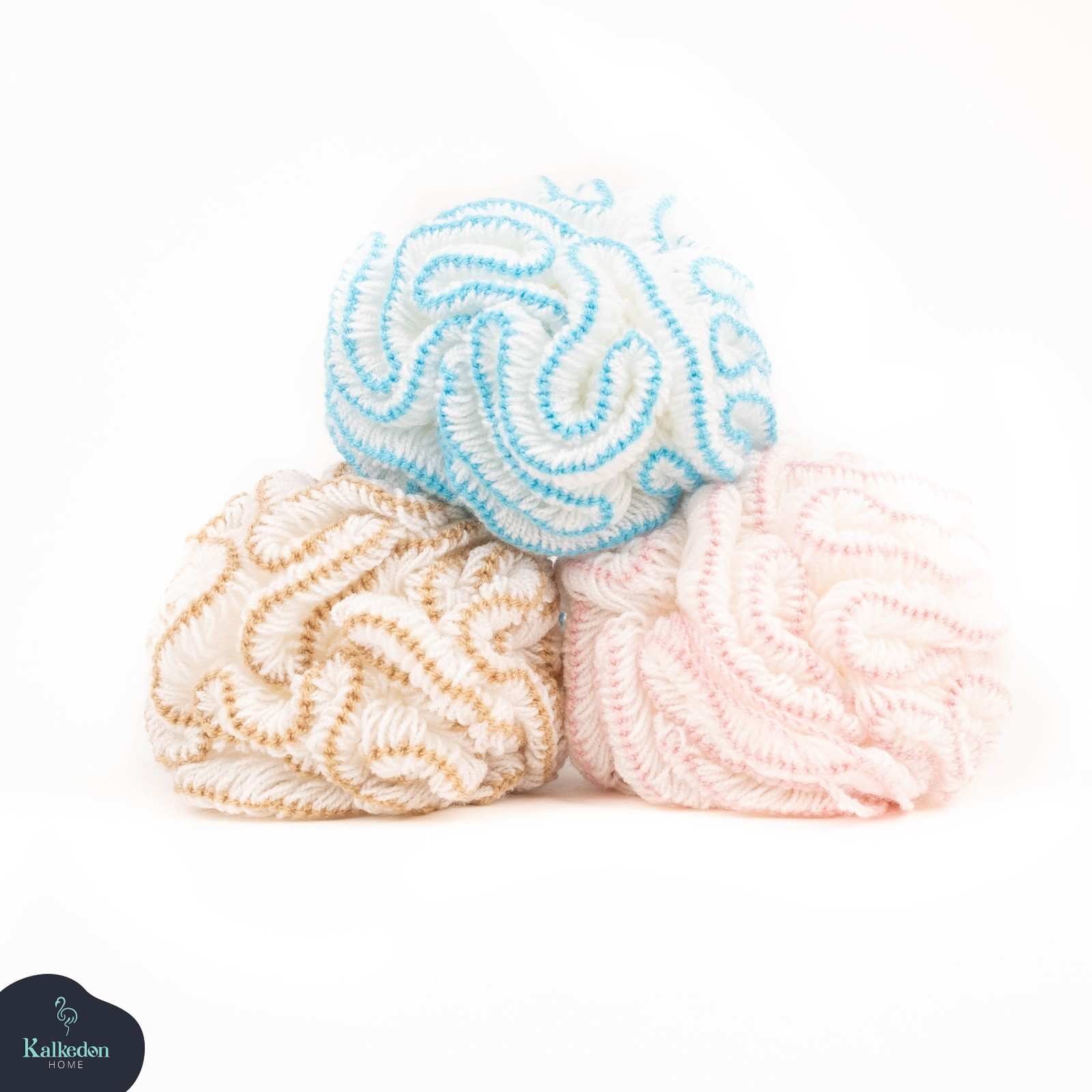 Organic Cotton Shower Pouf - Image 4