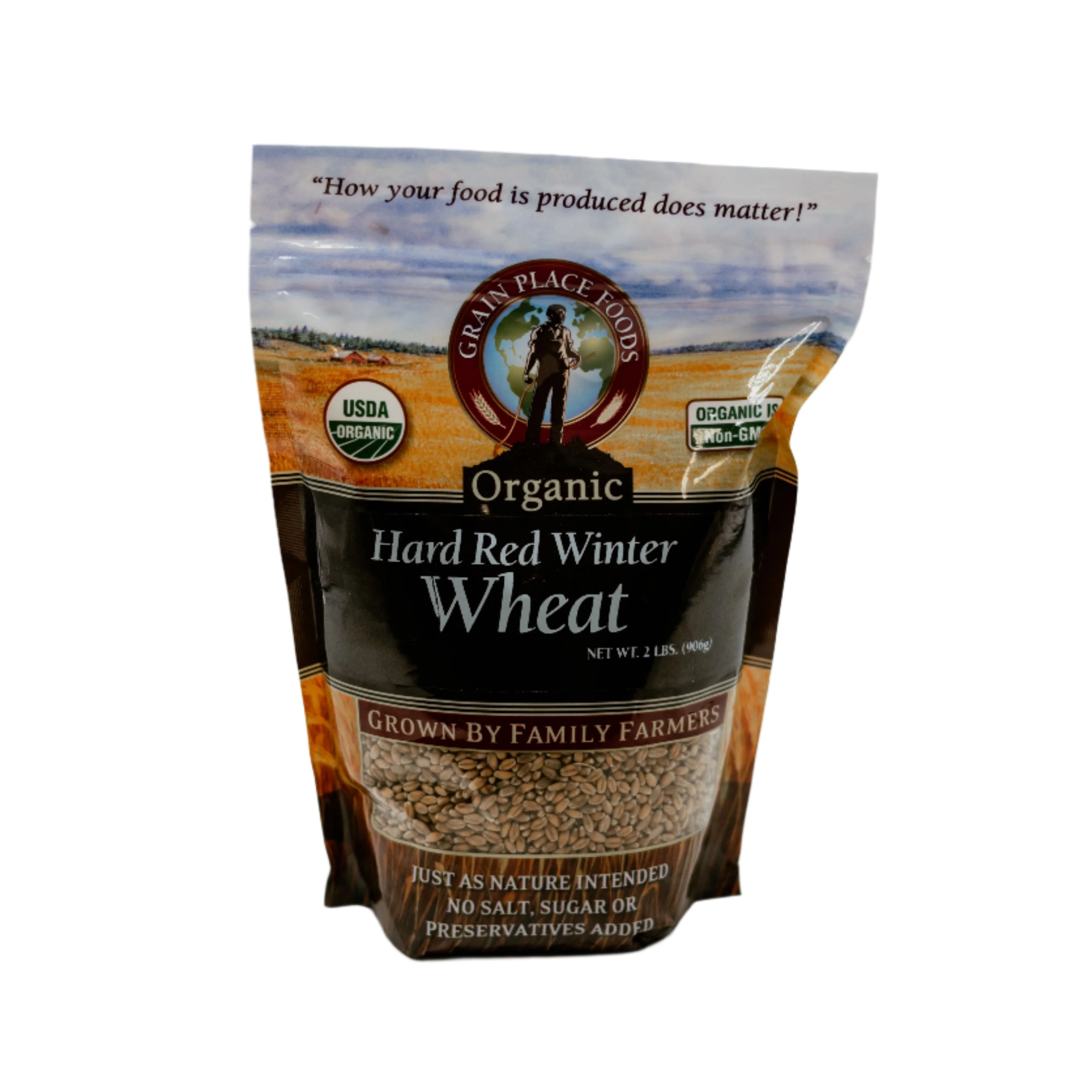 Organic Hard Red Winter Wheat | 2 lb | Pack of 6 | Non-GMO | Shipping Included | Grain Place Foods - Image 2
