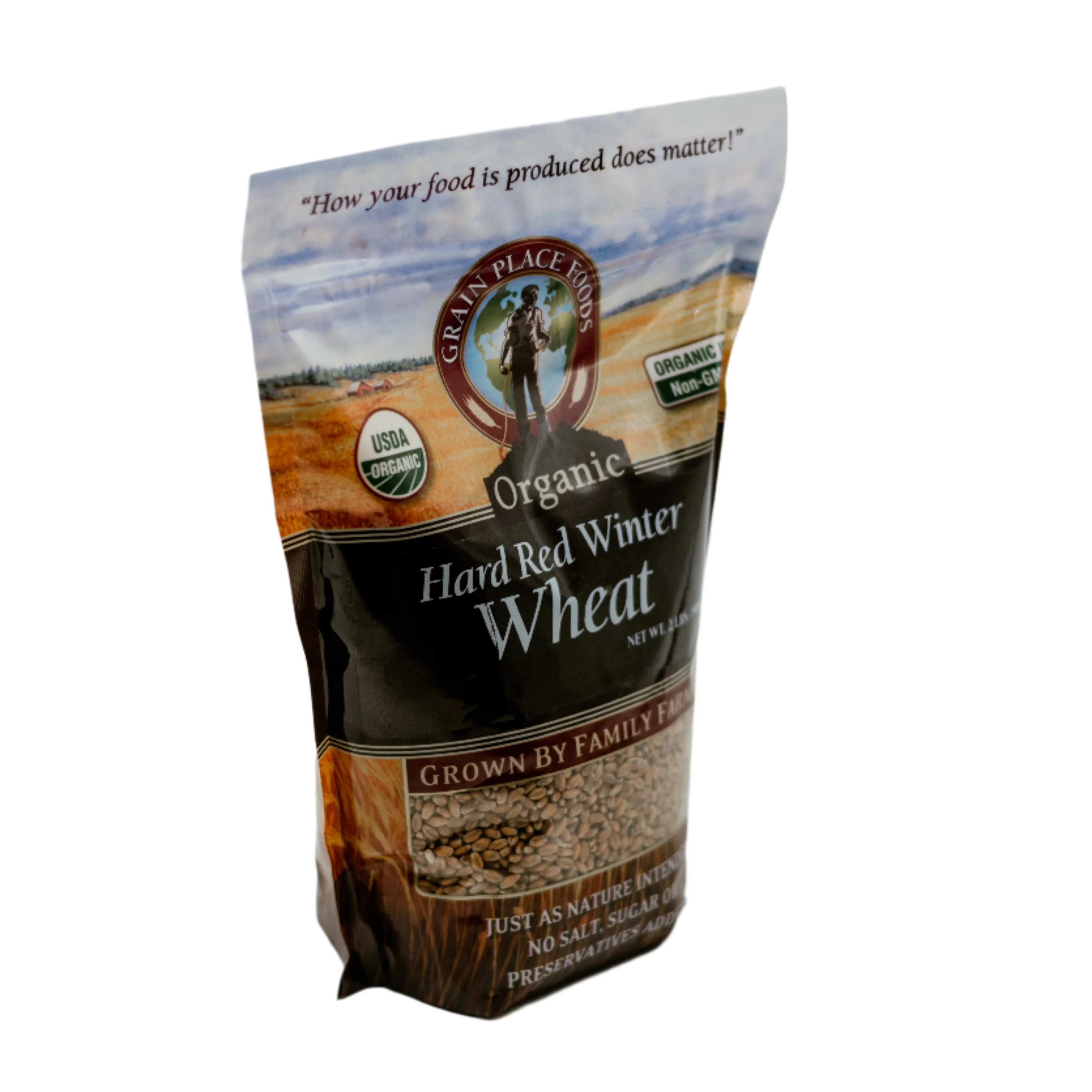 Organic Hard Red Winter Wheat | 2 lb | Pack of 6 | Non-GMO | Shipping Included | Grain Place Foods - Image 3