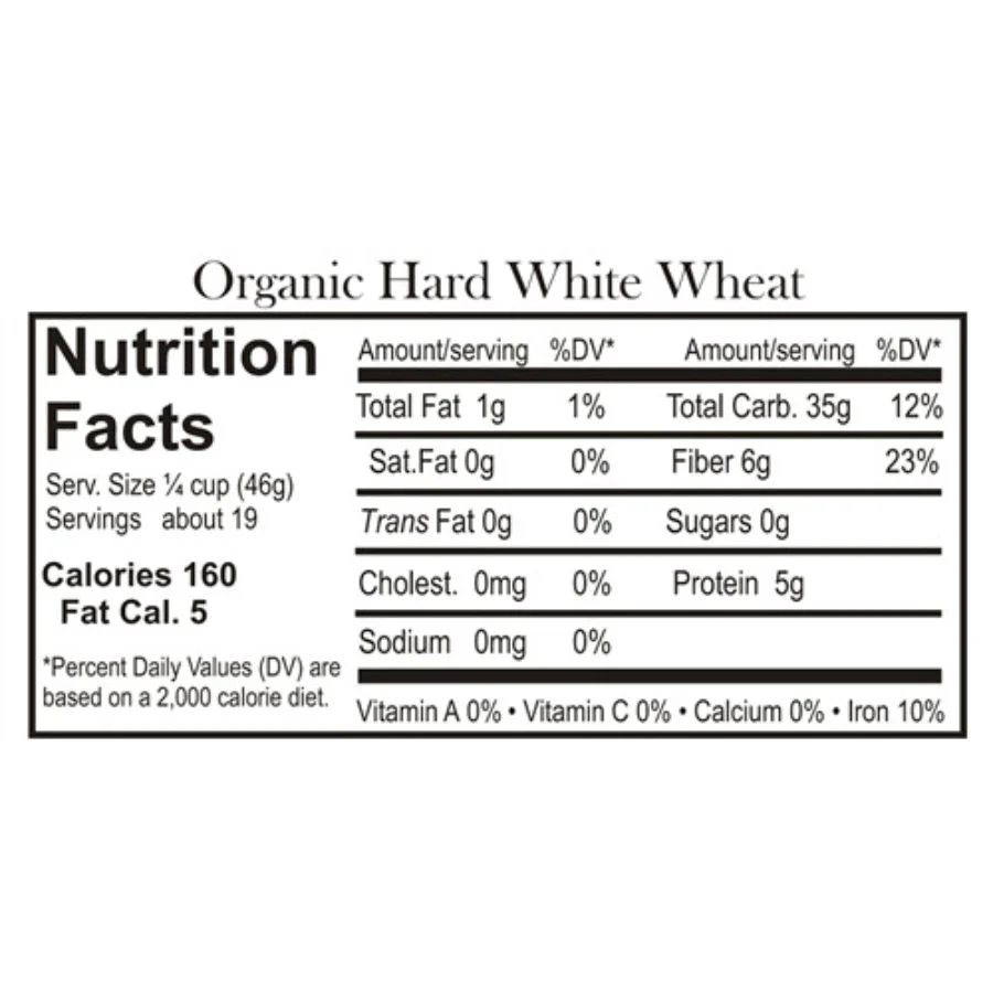 Organic Hard White Winter Wheat | 2 lb | Pack of 4 | Non-GMO | Shipping Included | Grain Place Foods - Image 7