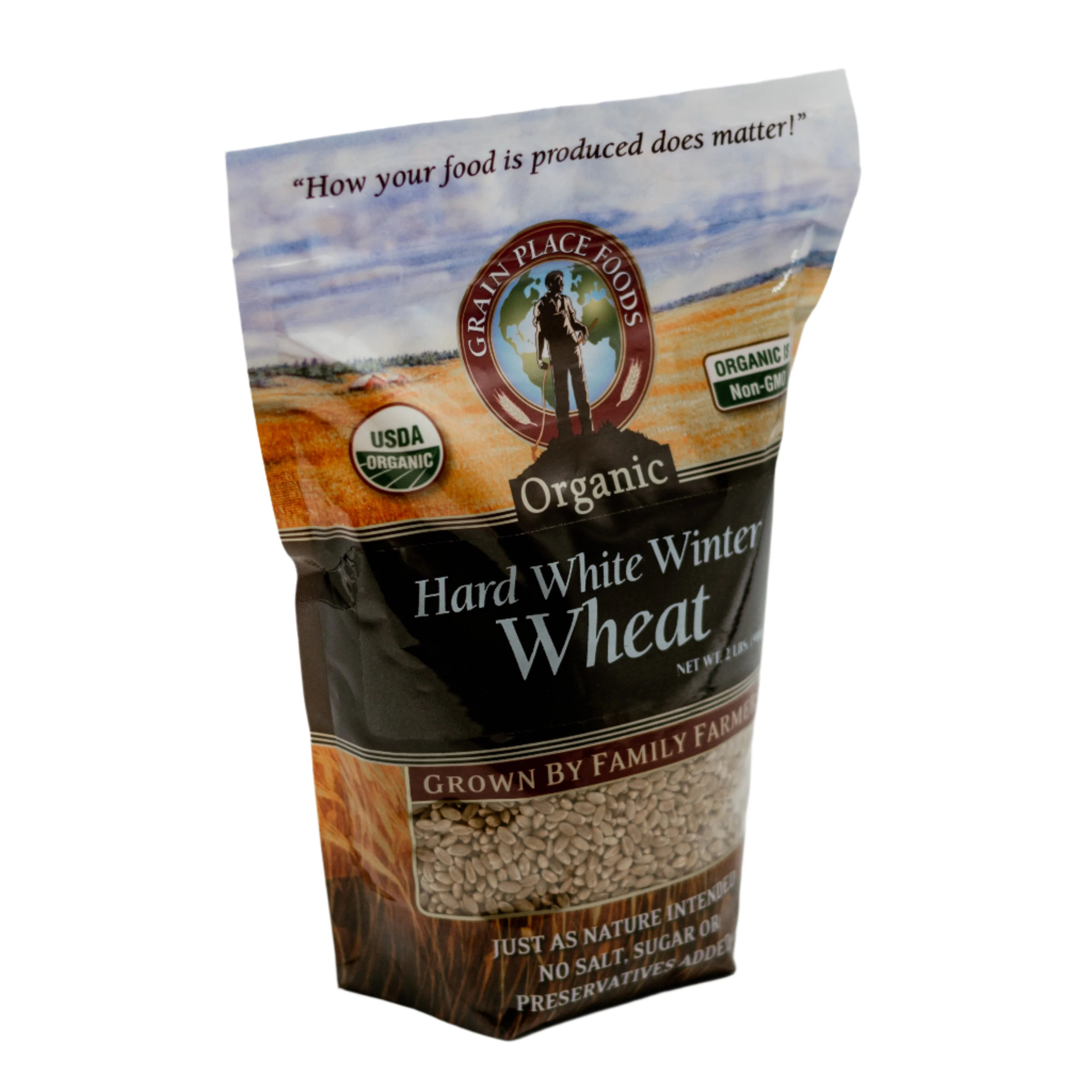Organic Hard White Winter Wheat | 2 lb | Pack of 6 | Non-GMO | Shipping Included | Grain Place Foods - Image 2