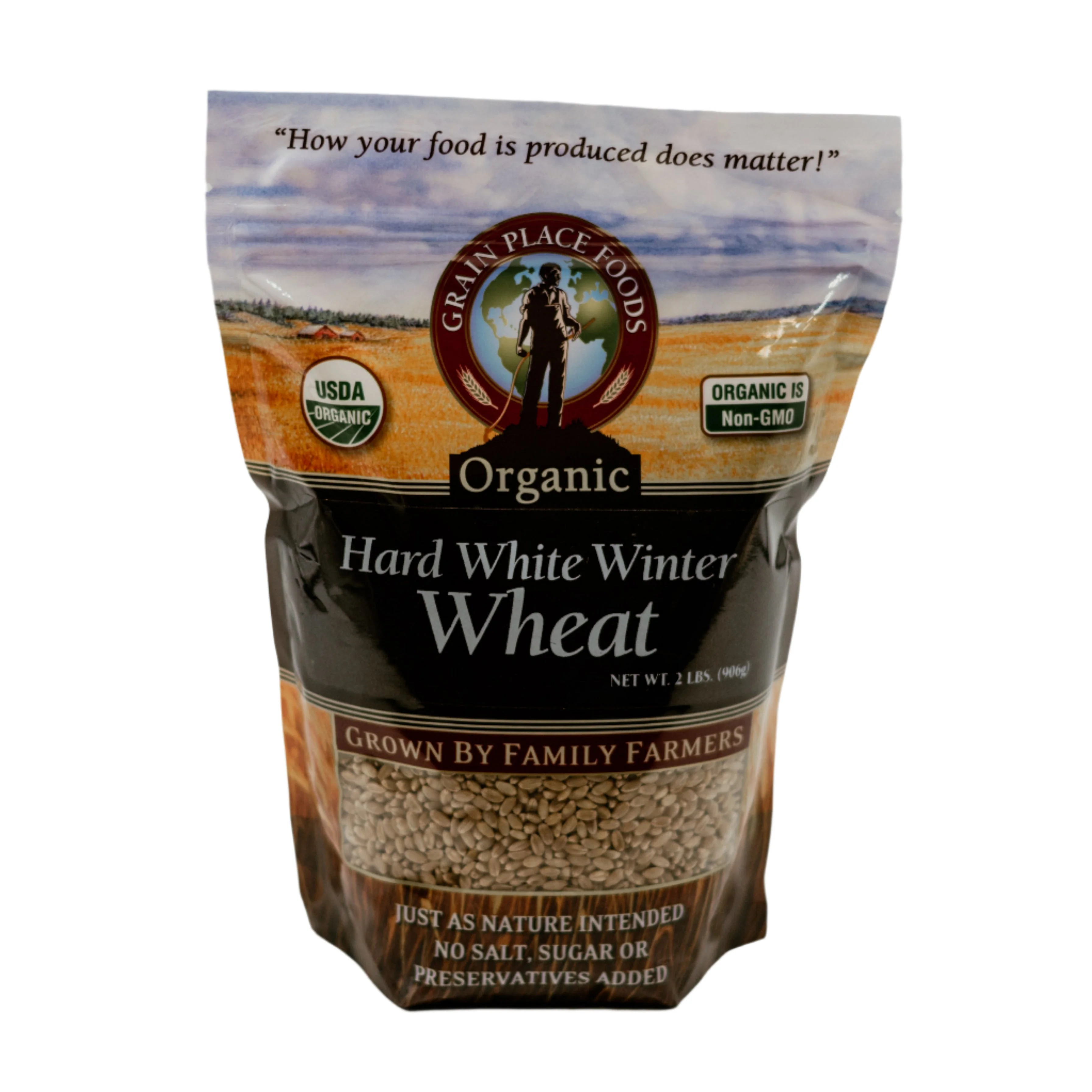Organic Hard White Winter Wheat | 2 lb | Pack of 6 | Non-GMO | Shipping Included | Grain Place Foods - Image 3