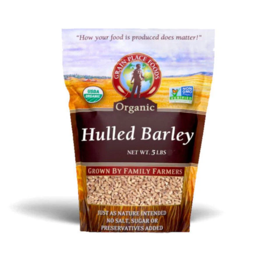 Organic Hulled Barley | 5 lb | Pack of 2 | Non-GMO | Grain Place Foods - Image 2