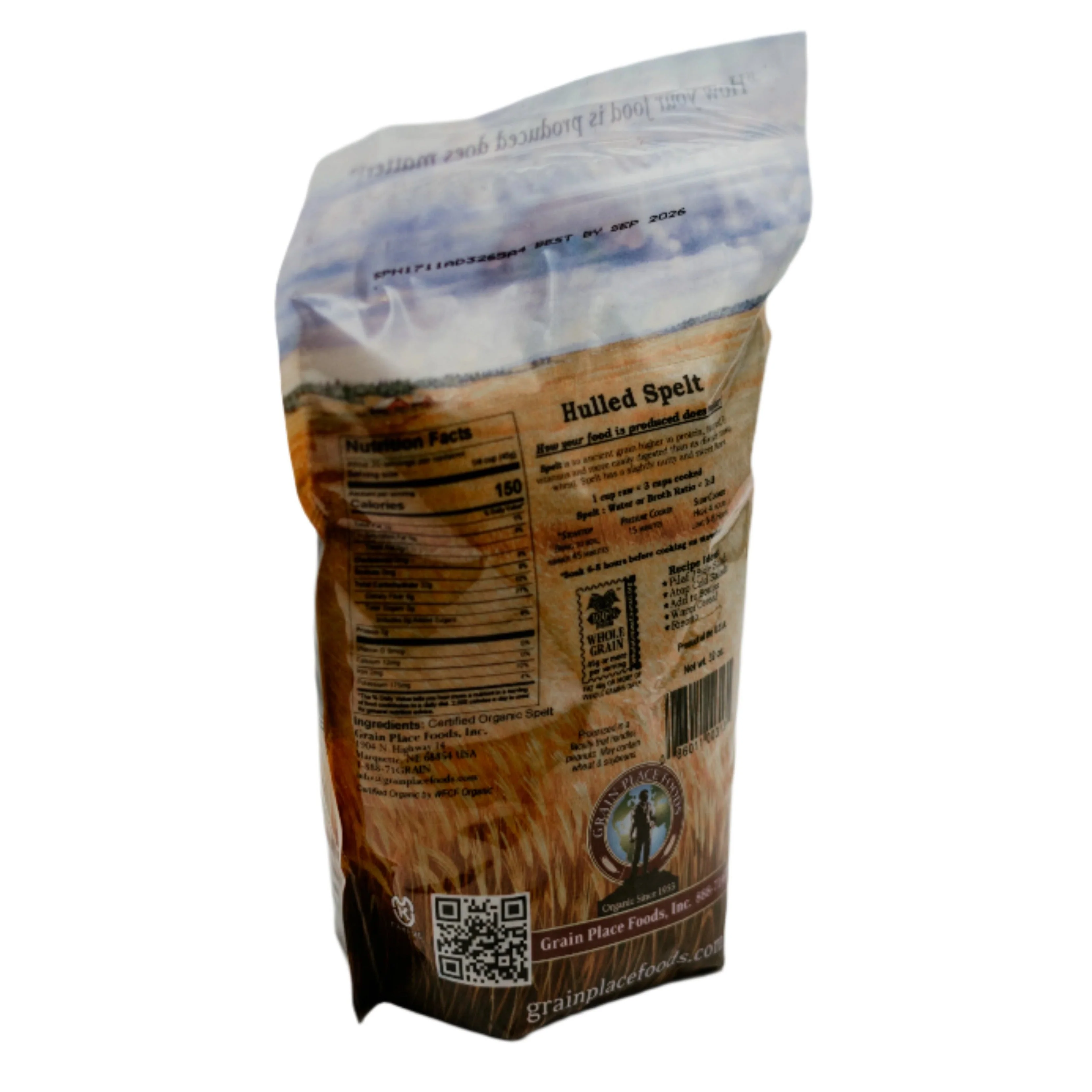 Organic Hulled Spelt | 2 lb | Pack of 2 | Non-GMO | Grain Place Foods - Image 4
