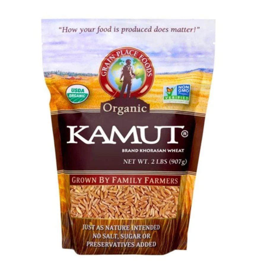 Organic Kamut Khorasan Wheat | 2 lb | Pack of 2 | Non-GMO | Grain Place Foods - Image 2
