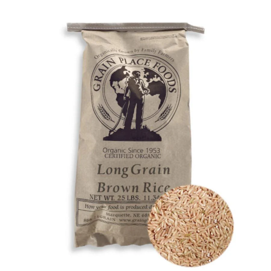 Organic Long Grain Brown Rice | 25 lb | Pack of 2 | Non-GMO | Shipping Included | Grain Place Foods - Image 2