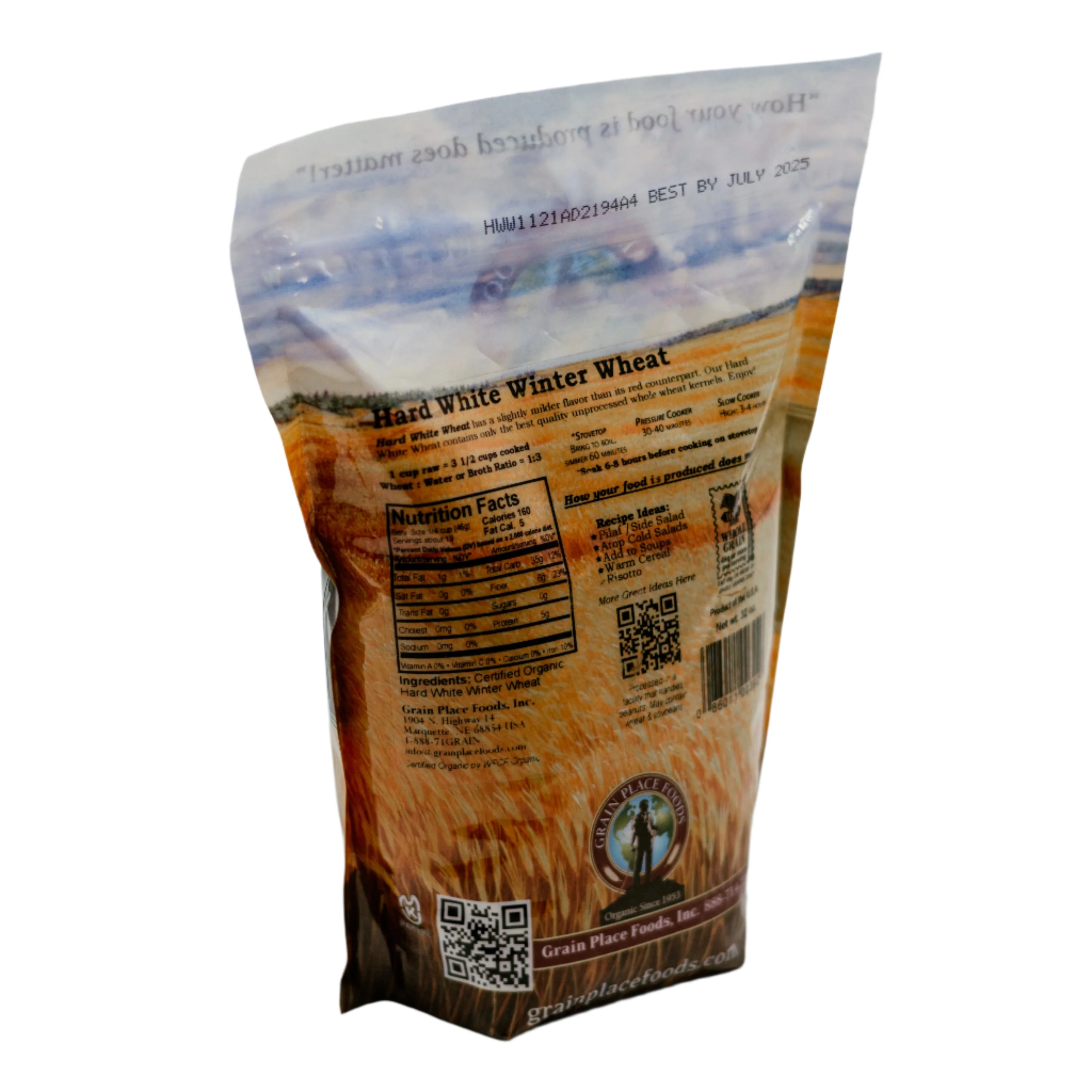 Organic White Winter Wheat | 2 lb | Pack of 2 | Non-GMO | Grain Place Foods - Image 5