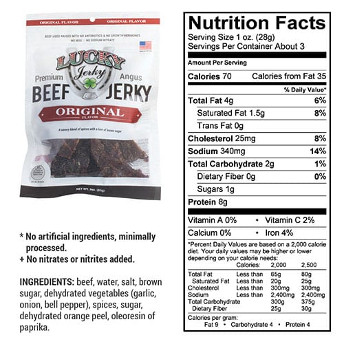 Original Beef Jerky | Pack of 2 | 3 oz | Nebraska Star Beef - Image 4