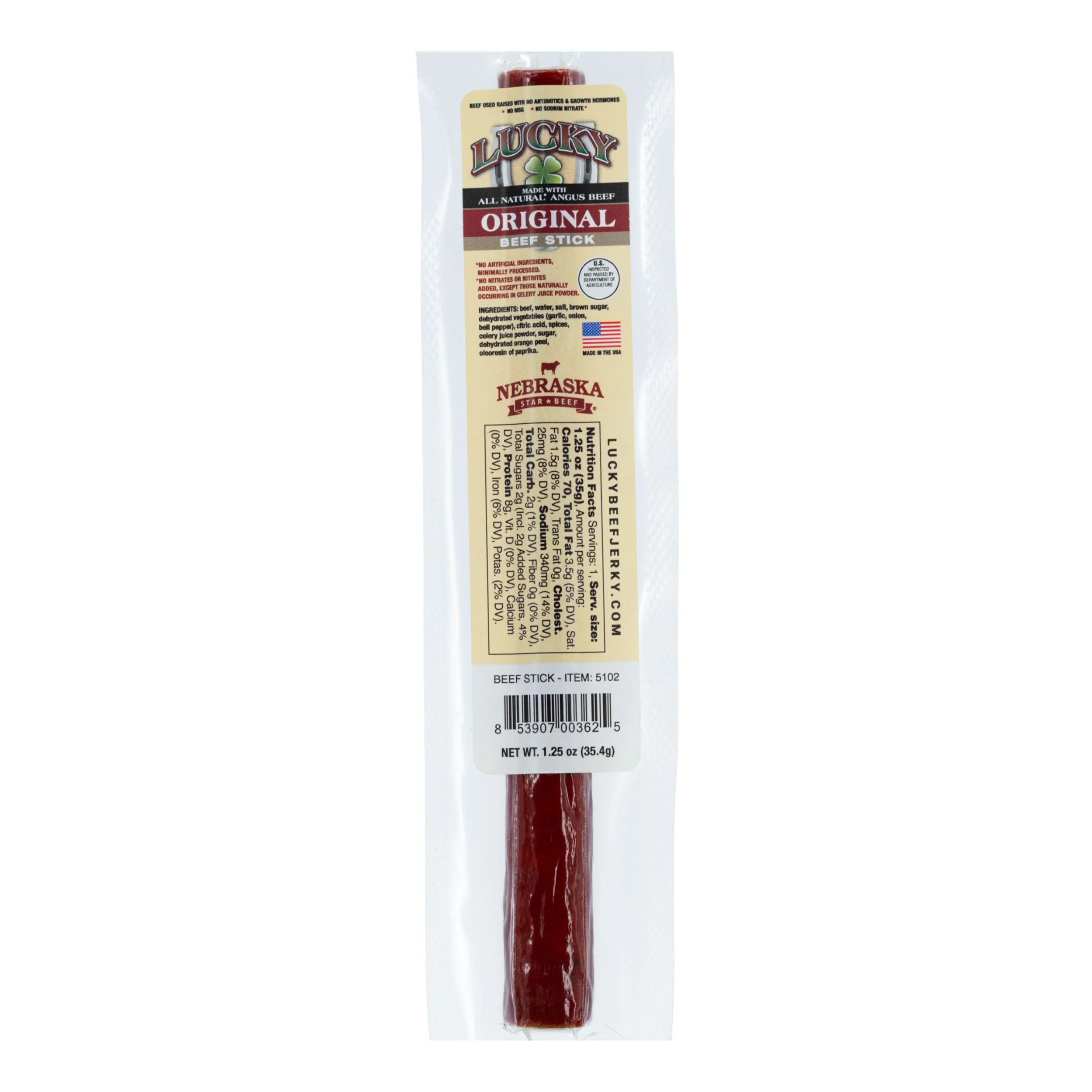 Original Beef Stick | Pack of 48 | 1.25 oz | Nebraska Star Beef - Image 2