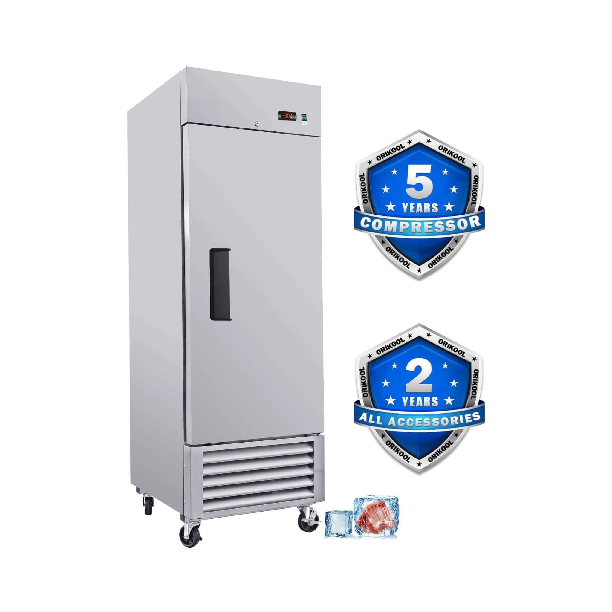 27-Inch Commercial 23 Cu.Ft Reach-In Stainless Steel Freezer (SAK96352) - Image 17