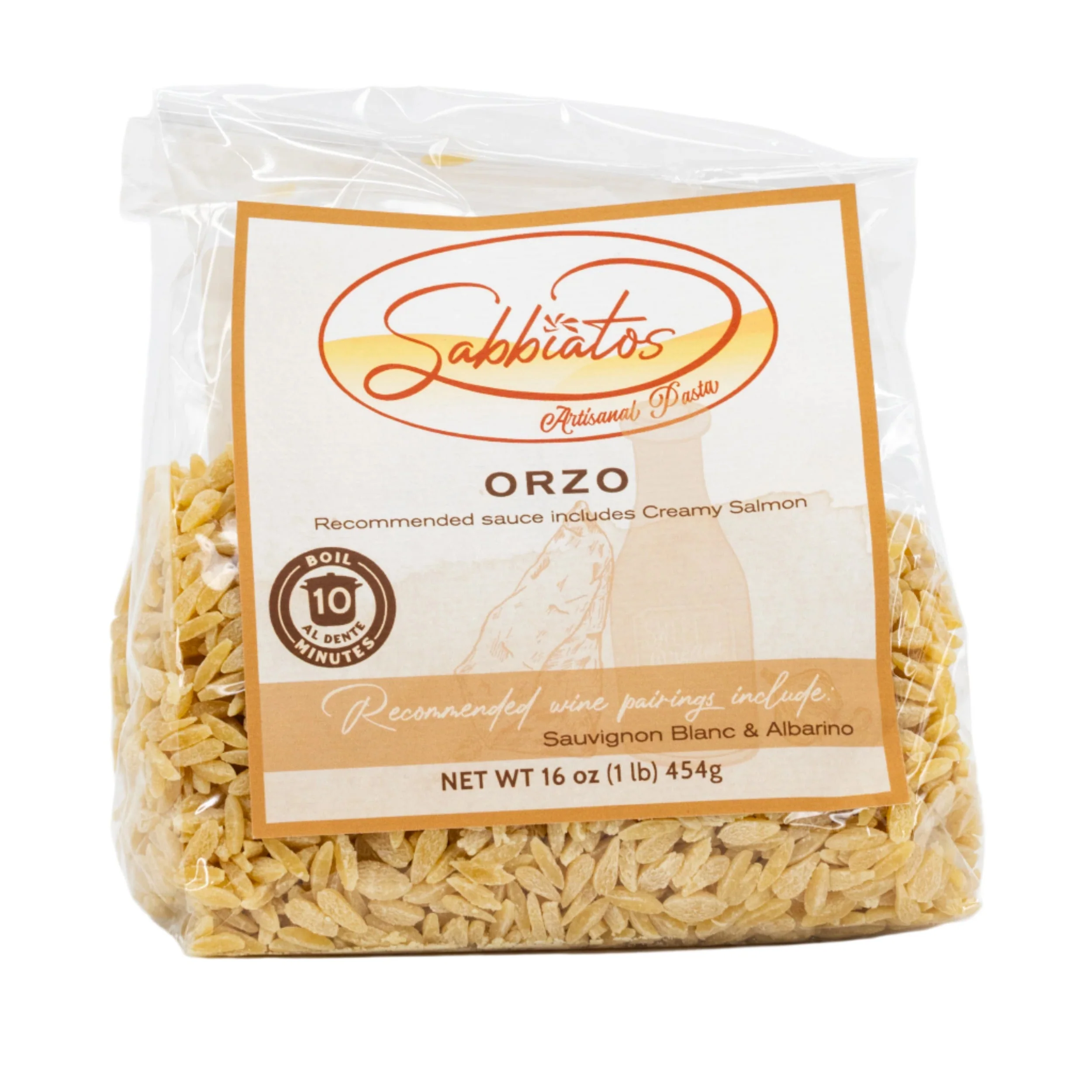 Orzo | 16 oz | Pack of 2 | Sabbiatos - Image 2