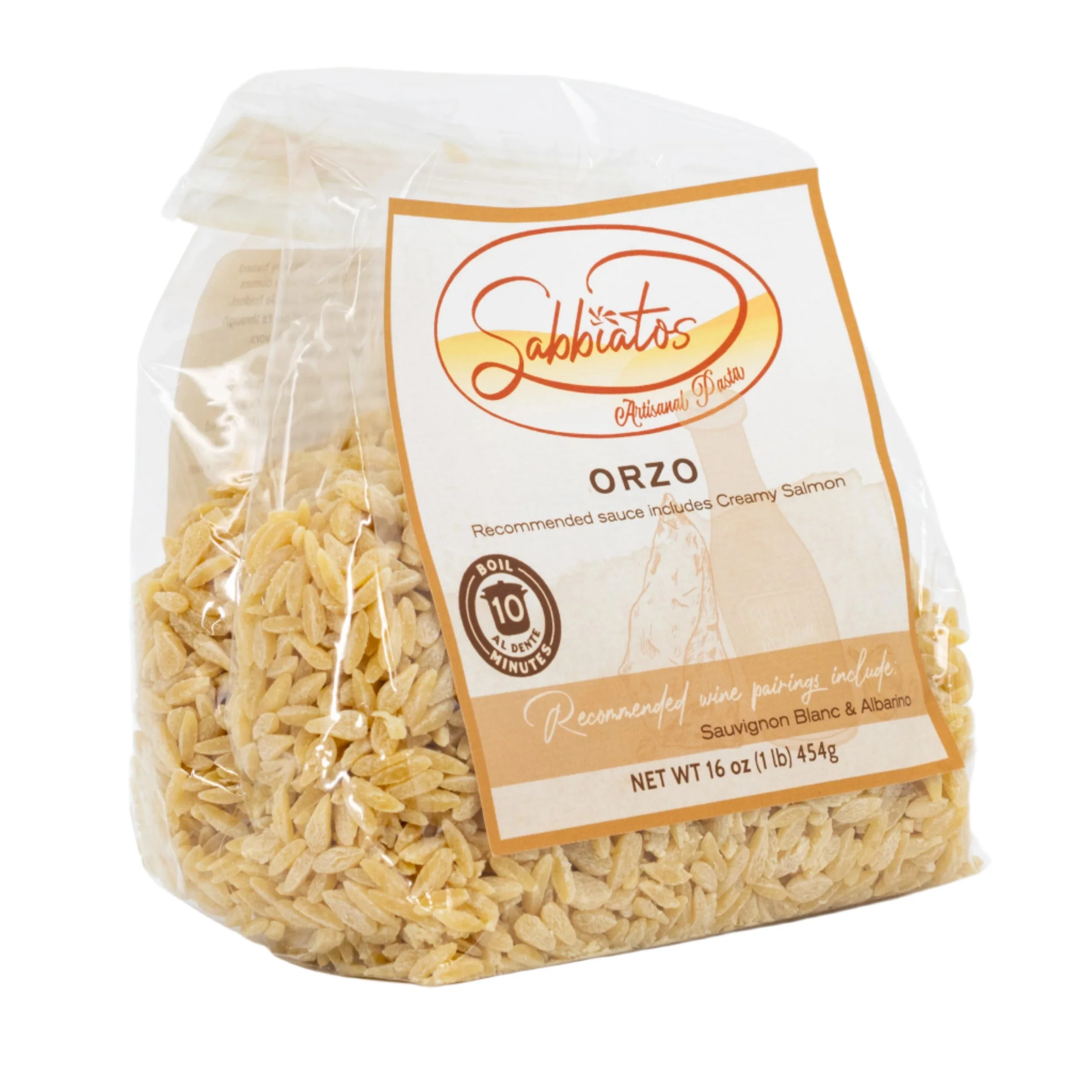 Orzo | 16 oz | Pack of 2 | Sabbiatos - Image 3