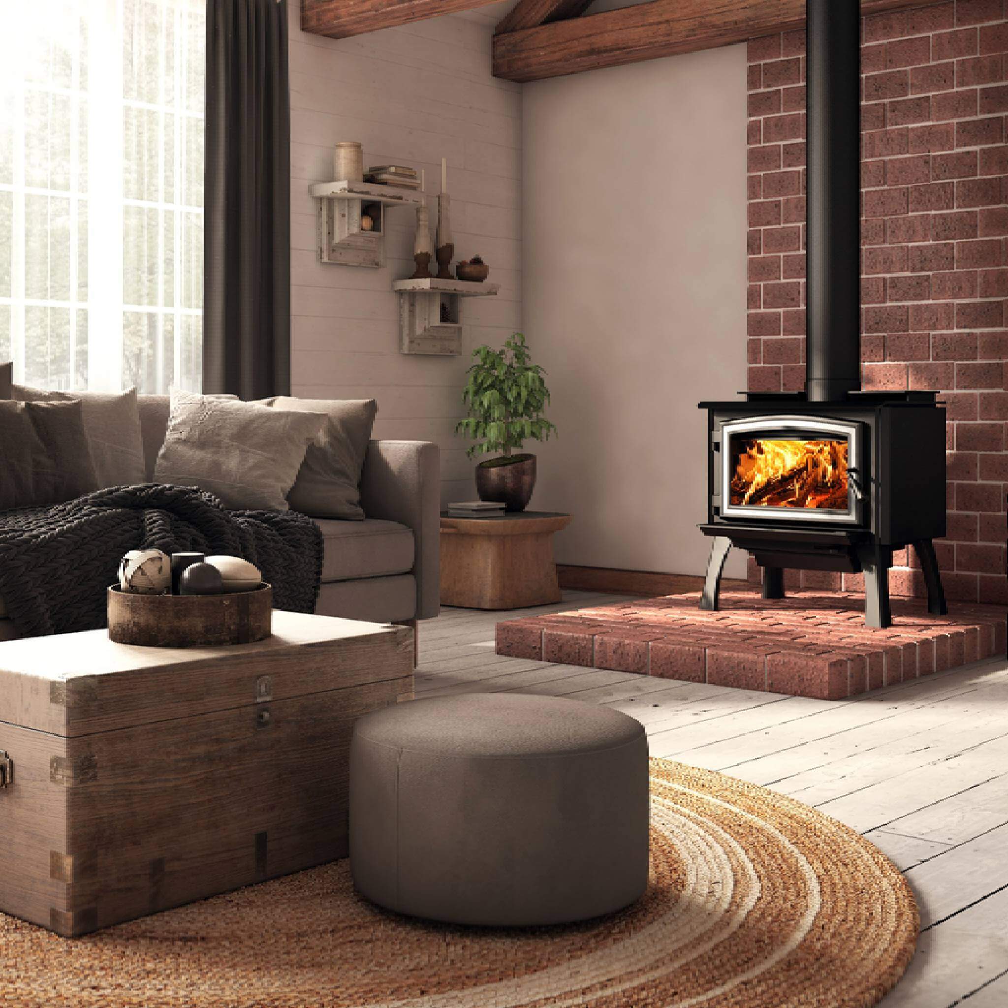 Osburn 1700 Wood-Burning Stove [OB01700] (SAK30257) - Image 4