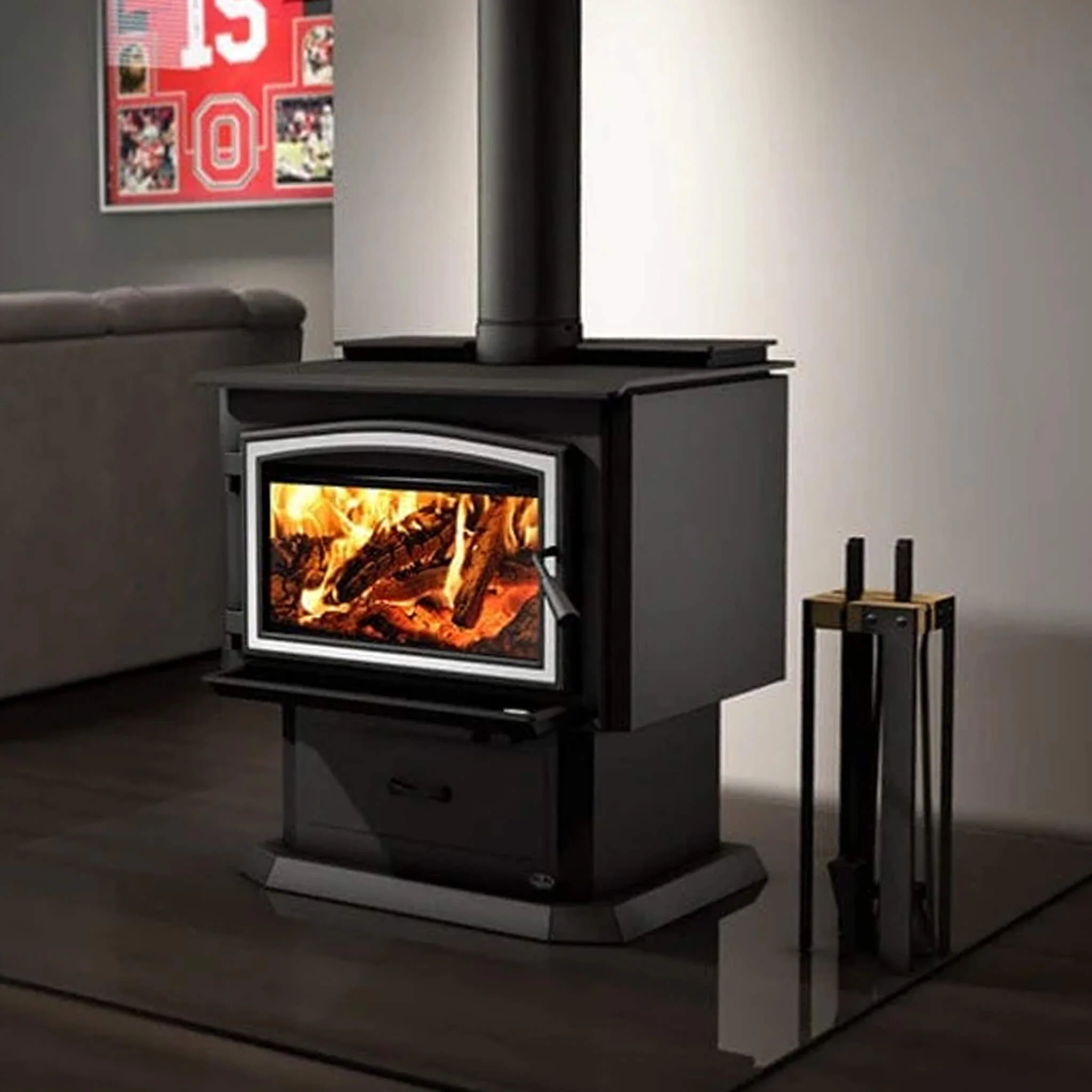 Osburn 3500 Wood-Burning 110K BTU Stove With Blower [OB03500] (SAK15982) - Image 3
