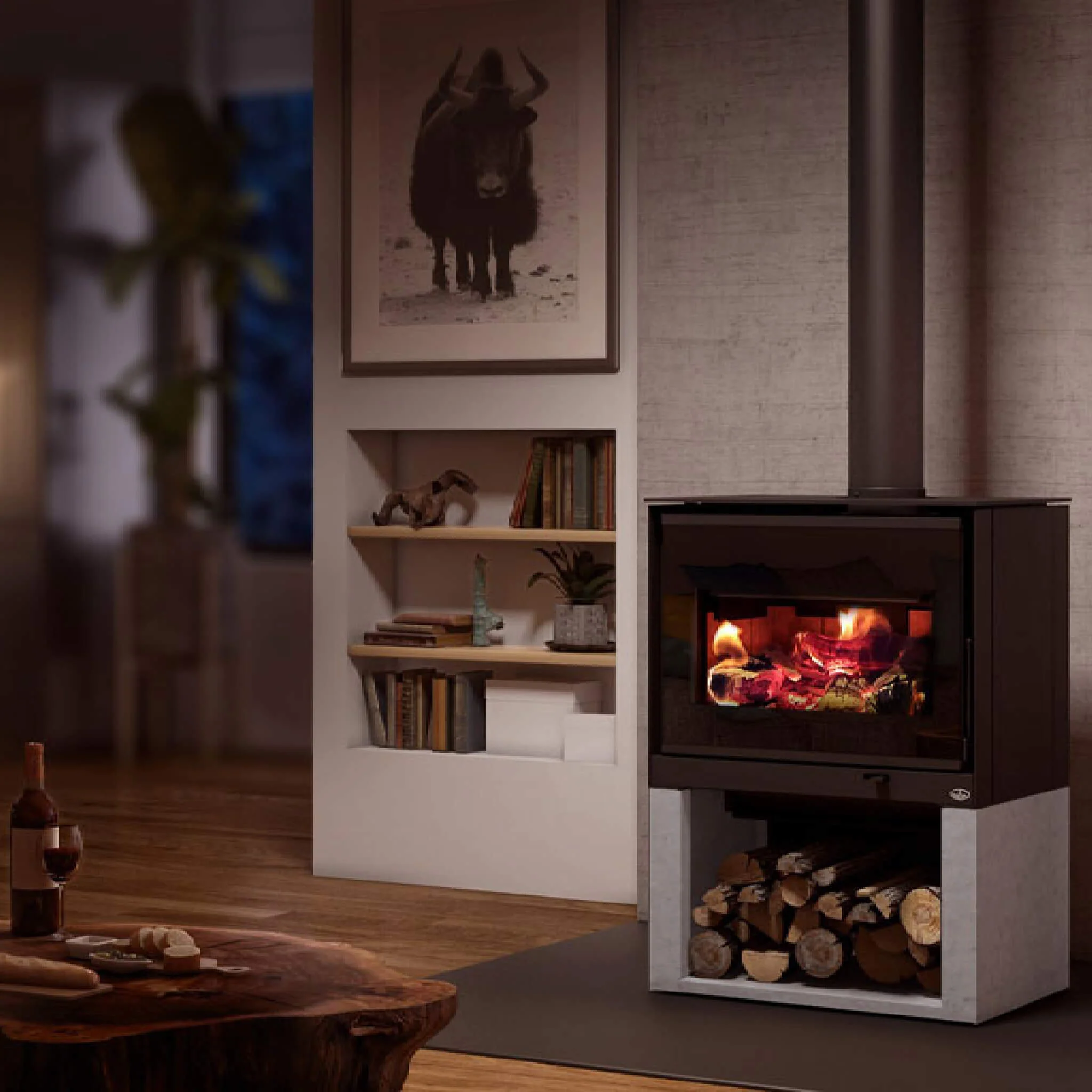 Osburn Inspire 2000 Premium 75K BTU Wood Stove [OB02042] (SAK78123) - Image 5