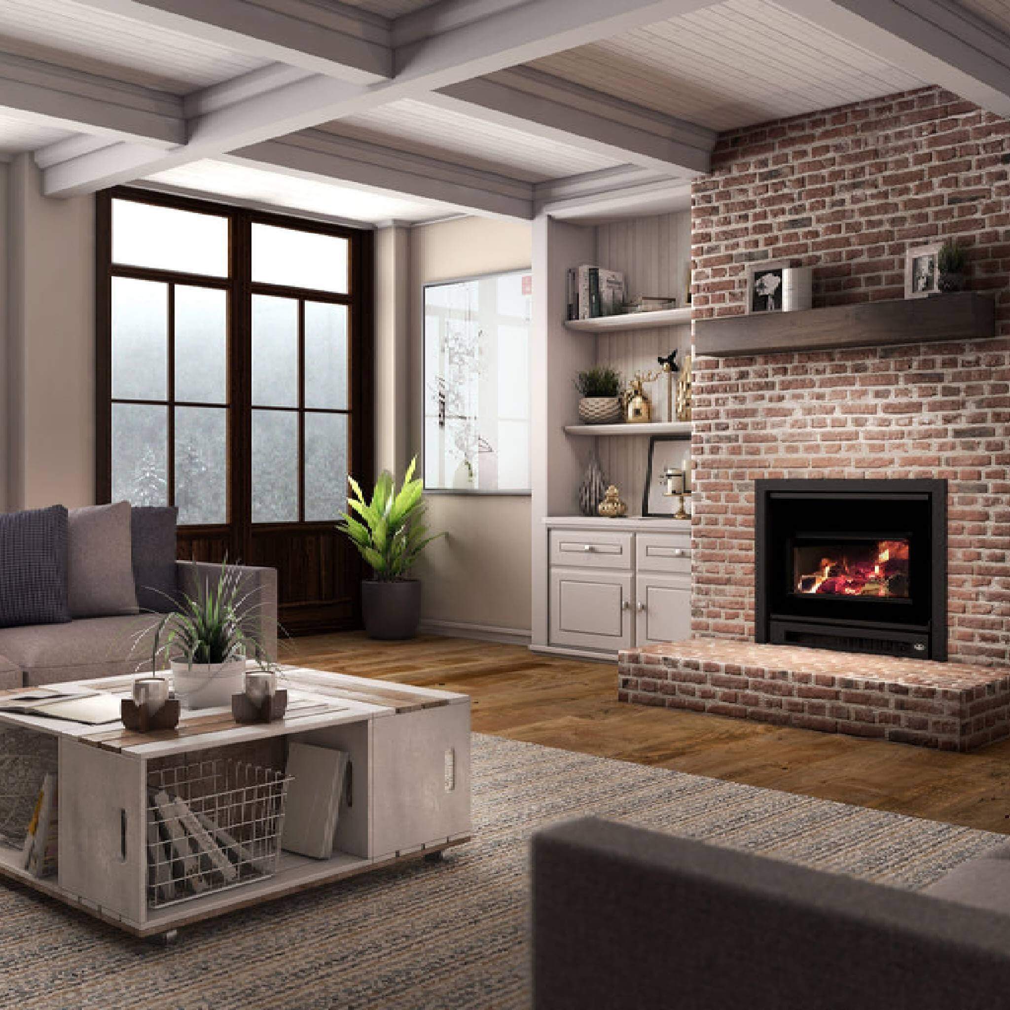 Osburn Inspire 2000 Wood 75K BTU Fireplace Insert [OB02045] (SAK21685) - Image 5