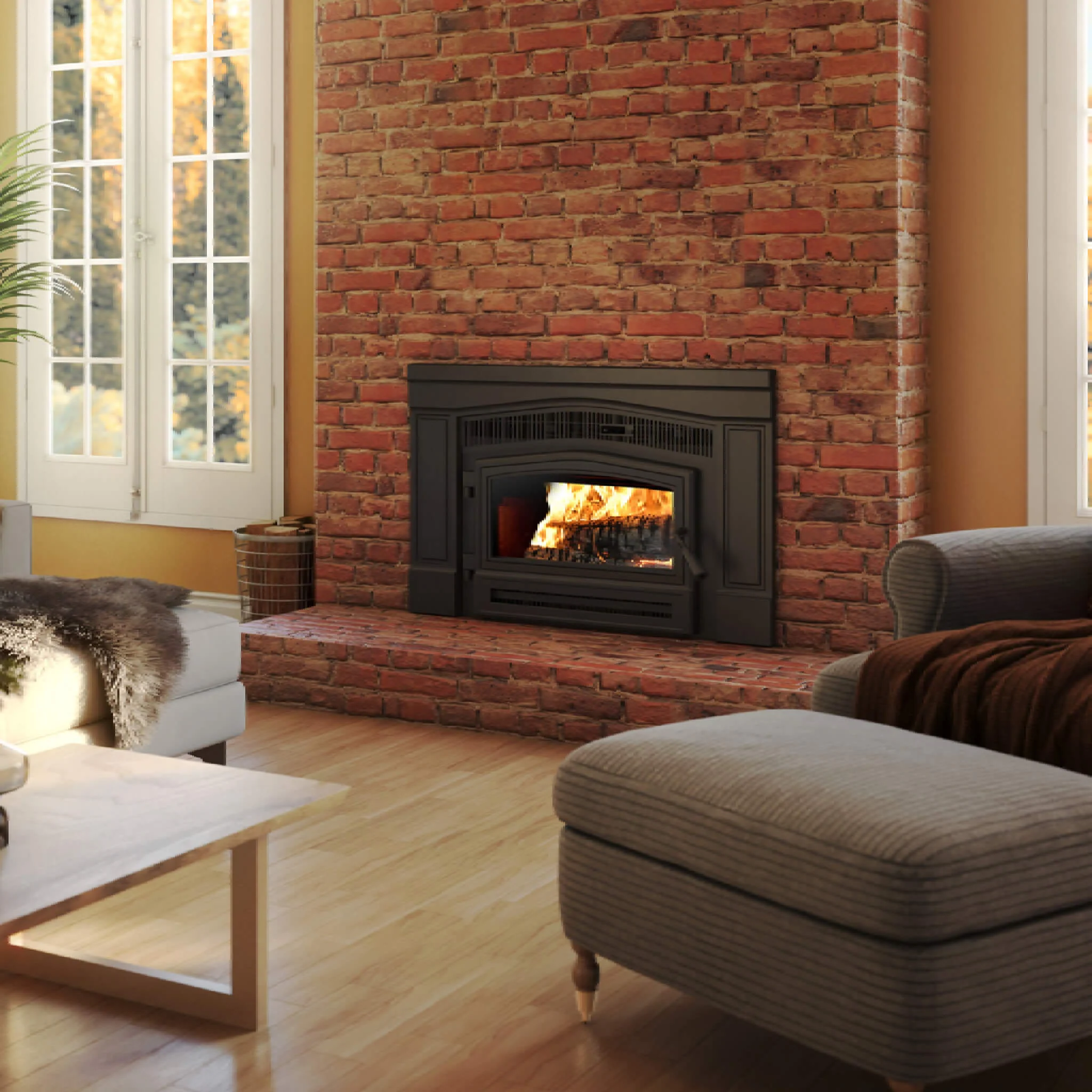Osburn Matrix 1900 Wood Insert With 45K BTU Heat Output Dry CordWood [OB01900] (SAK23560) - Image 5