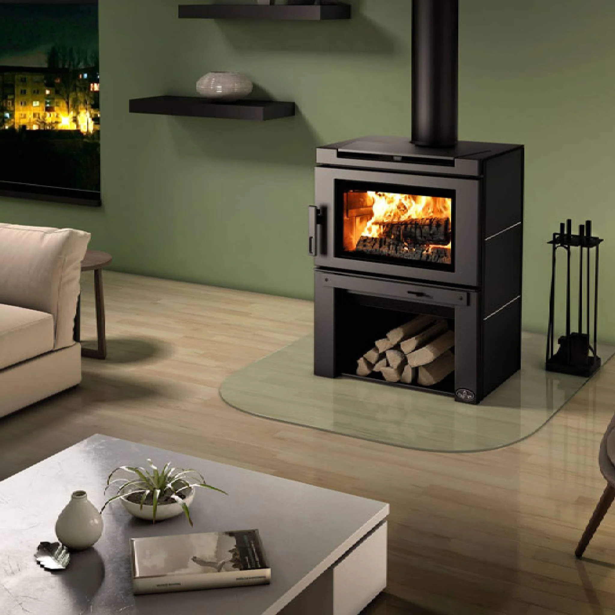 Osburn Matrix Wood 75K BTU Stove With Blower [OB02032] (SAK48715) - Image 4
