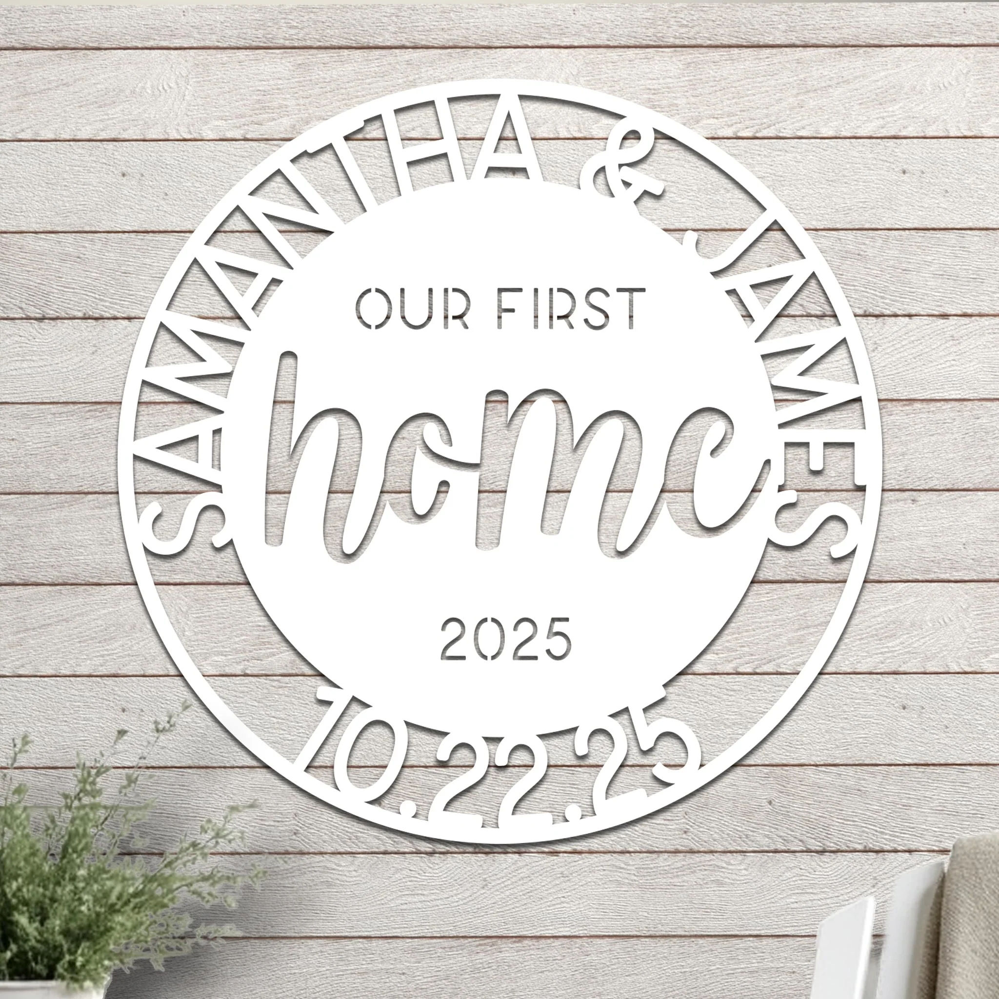 Our First Home Sign - Image 2