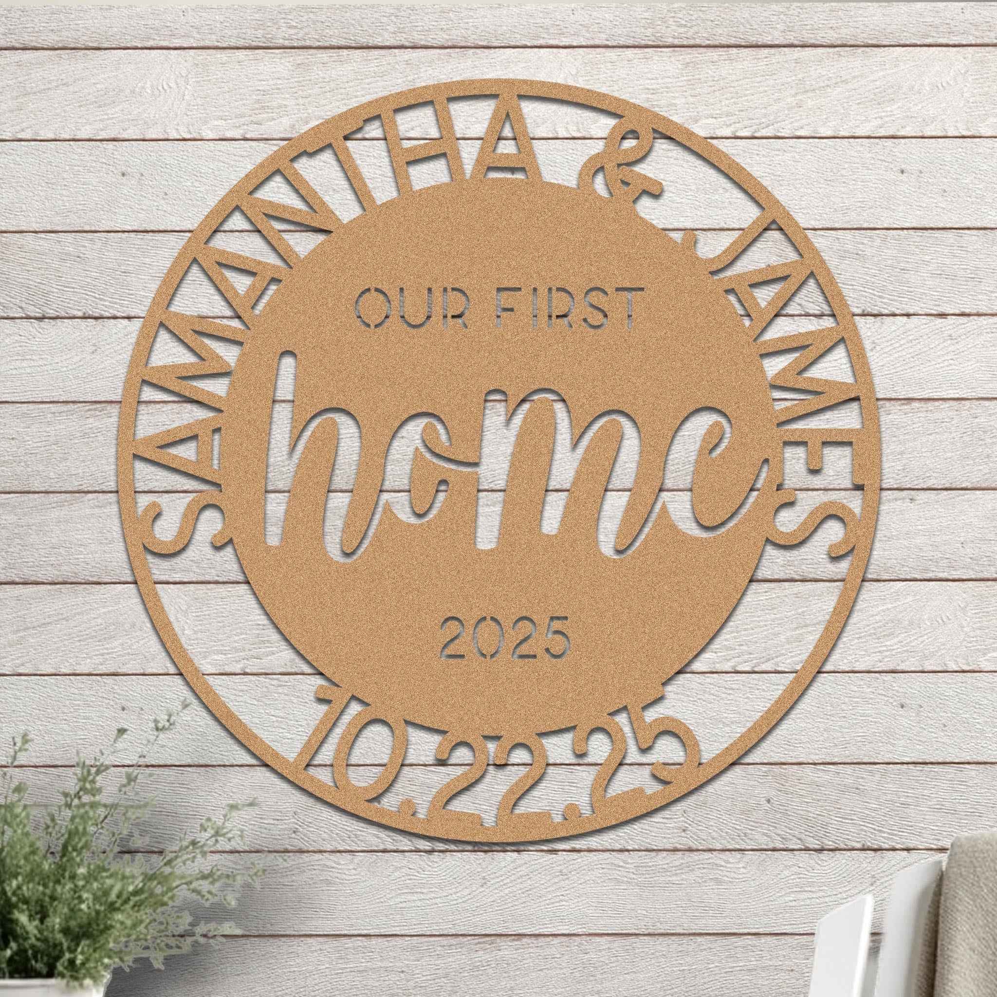 Our First Home Sign - Image 3