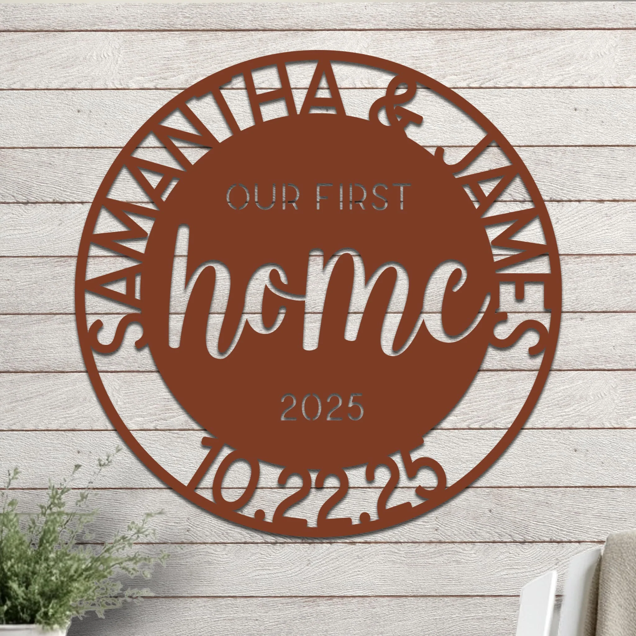 Our First Home Sign - Image 4