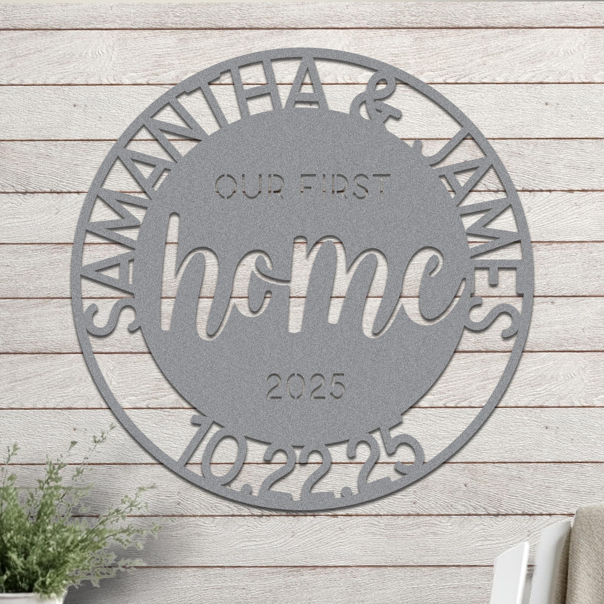 Our First Home Sign - Image 6