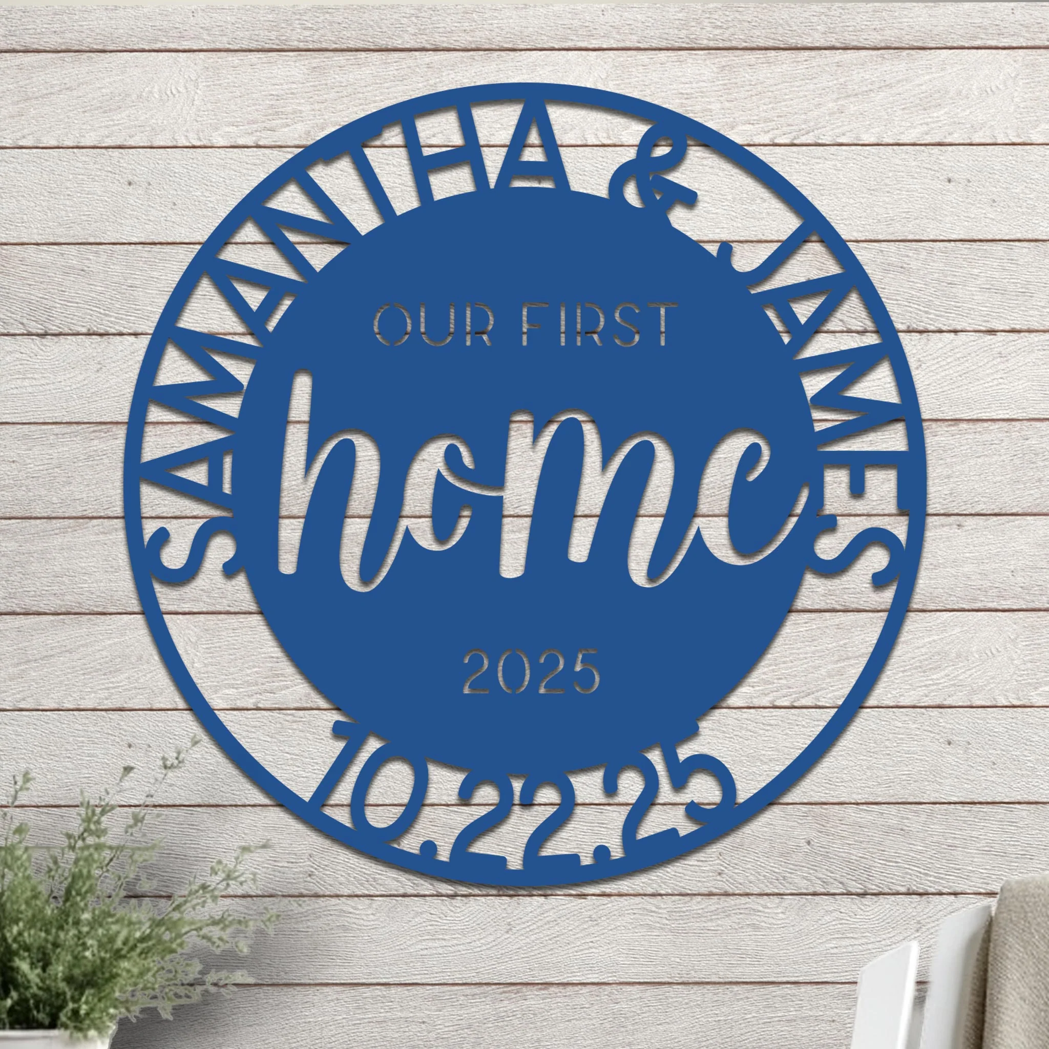 Our First Home Sign - Image 7