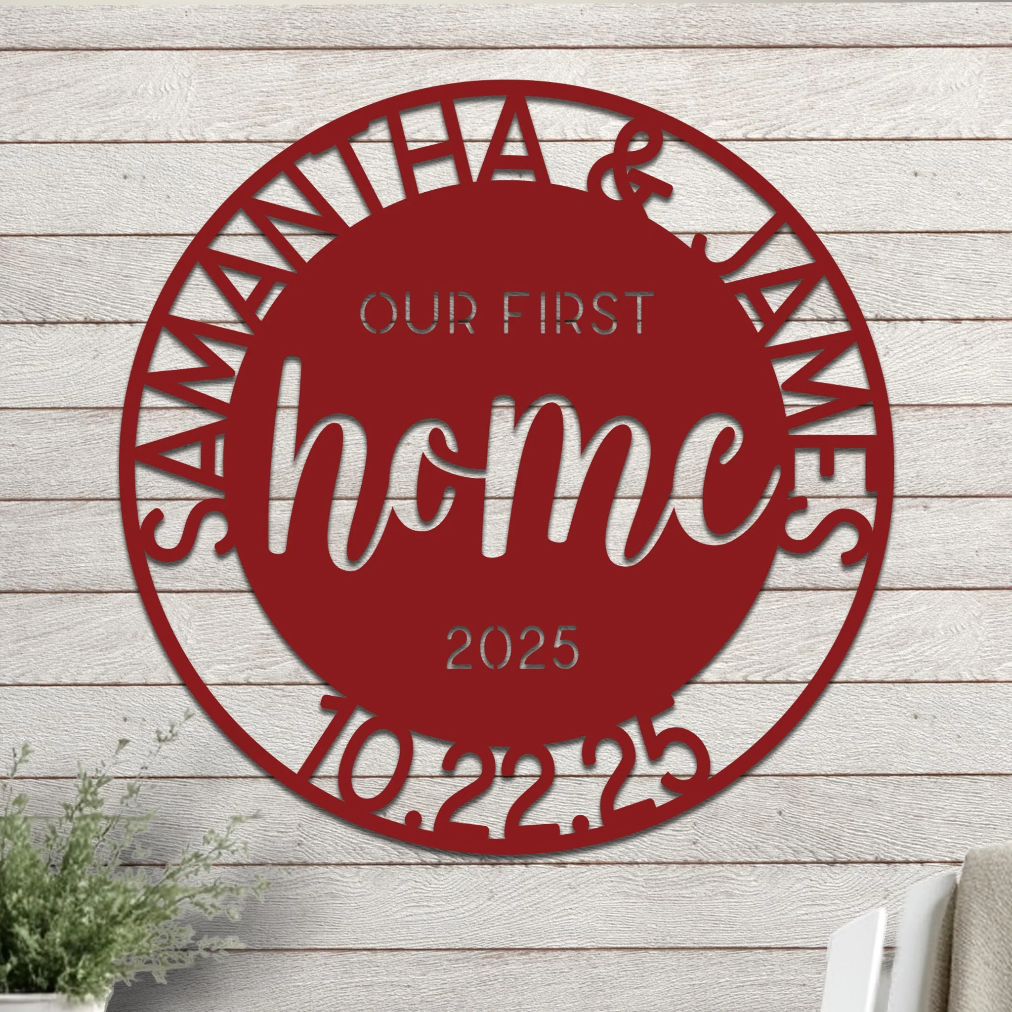 Our First Home Sign - Image 8