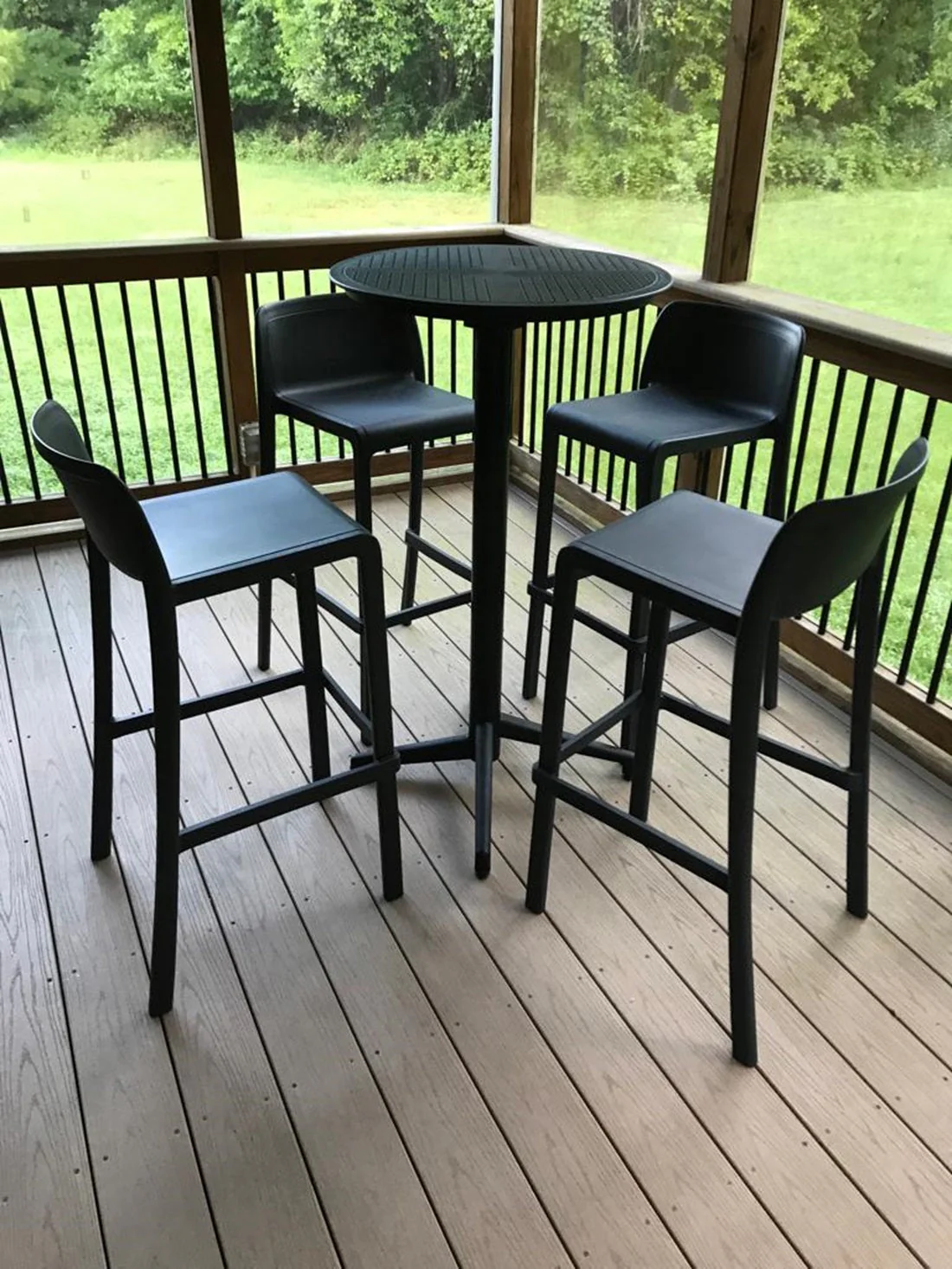 Outdoor Bar Stool 30" - Set of 4 - Plain - Image 4