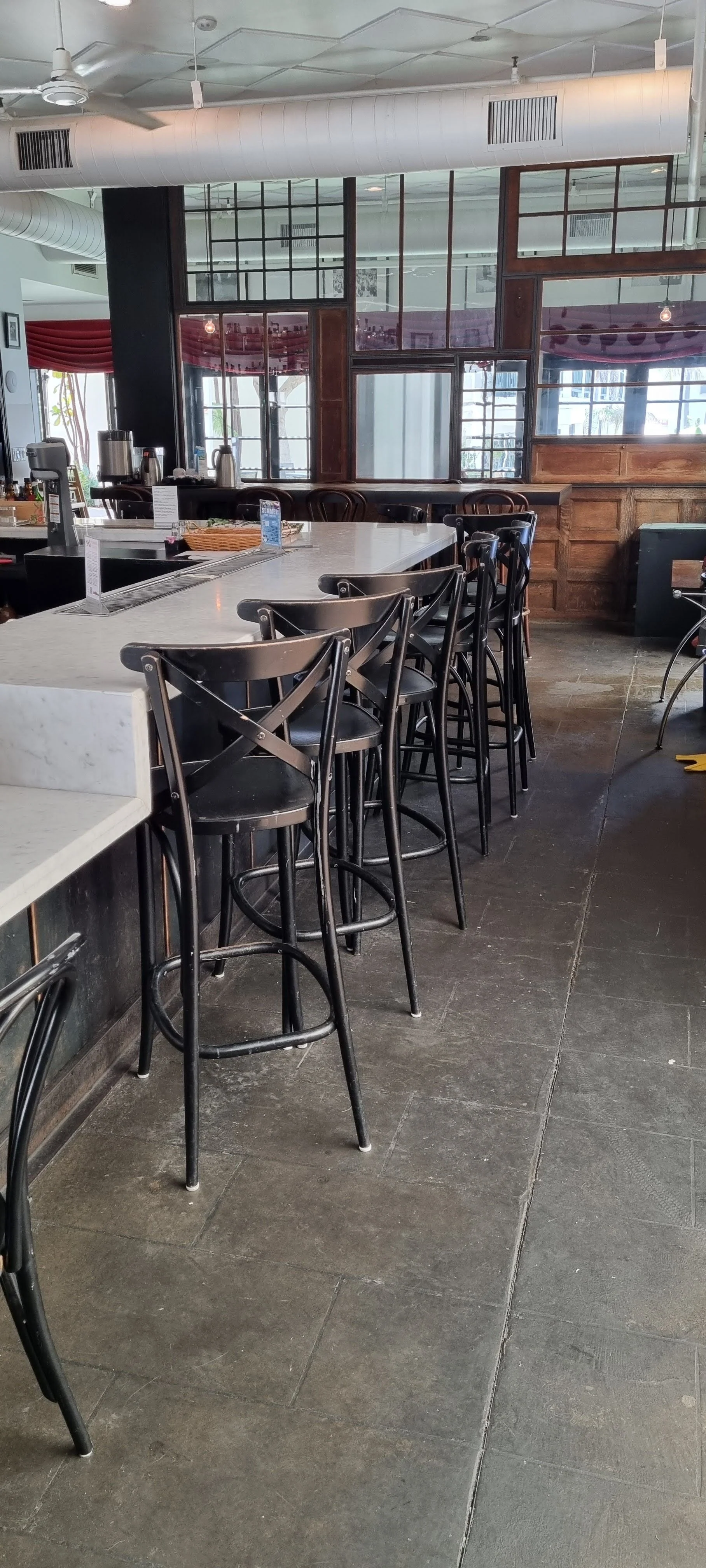Outdoor Bar Stool Crossback 30" - Set of 4 - Milan - Image 8