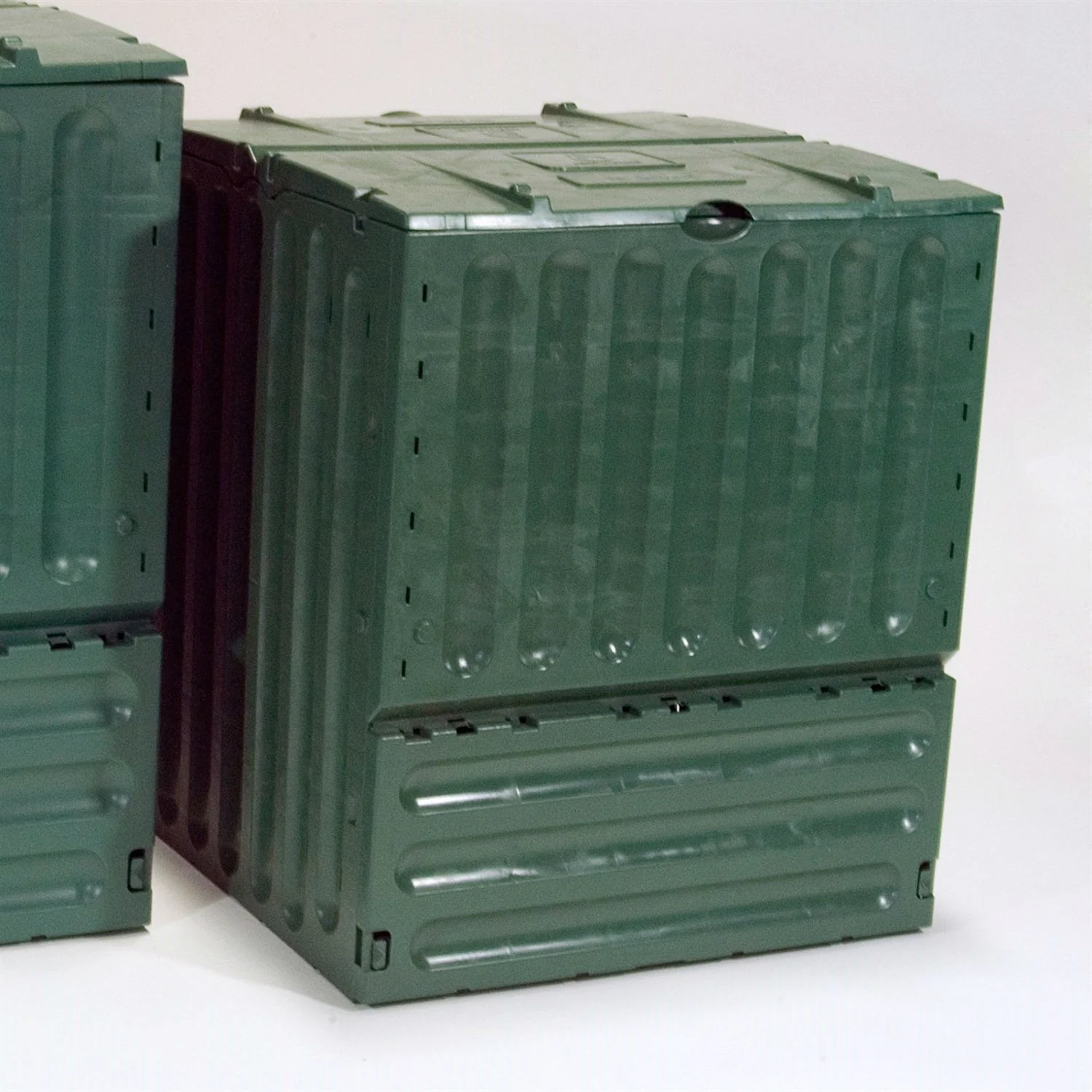 Outdoor Composting 110-Gallon Composter Recycle Plastic Compost Bin - Green - Image 2