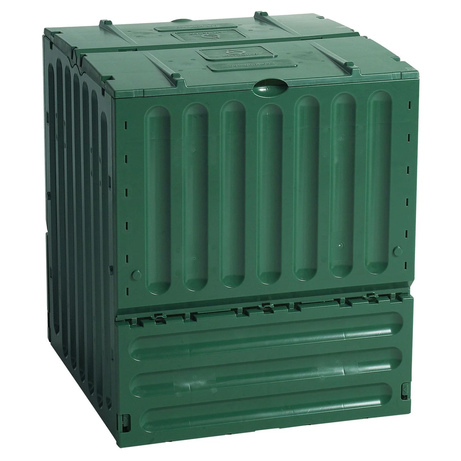 Outdoor Composting 110-Gallon Composter Recycle Plastic Compost Bin - Green - Image 3