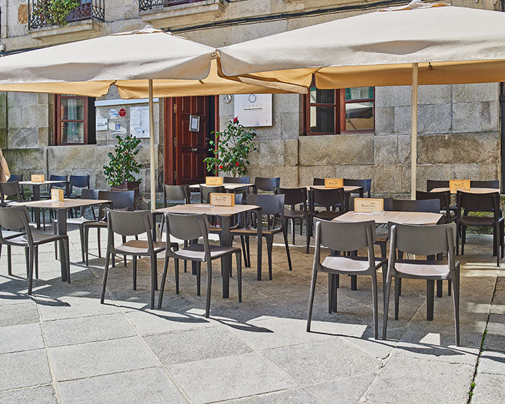 Outdoor Dining Chair - stacking - Set of 4 - Town - Image 2